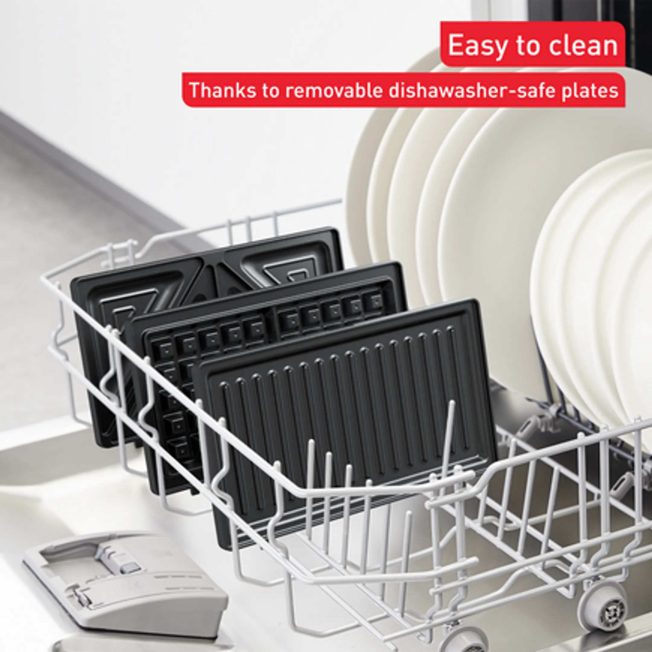 Tefal Croque monsieur UltraCompact 3-in-1 SW383D10 image