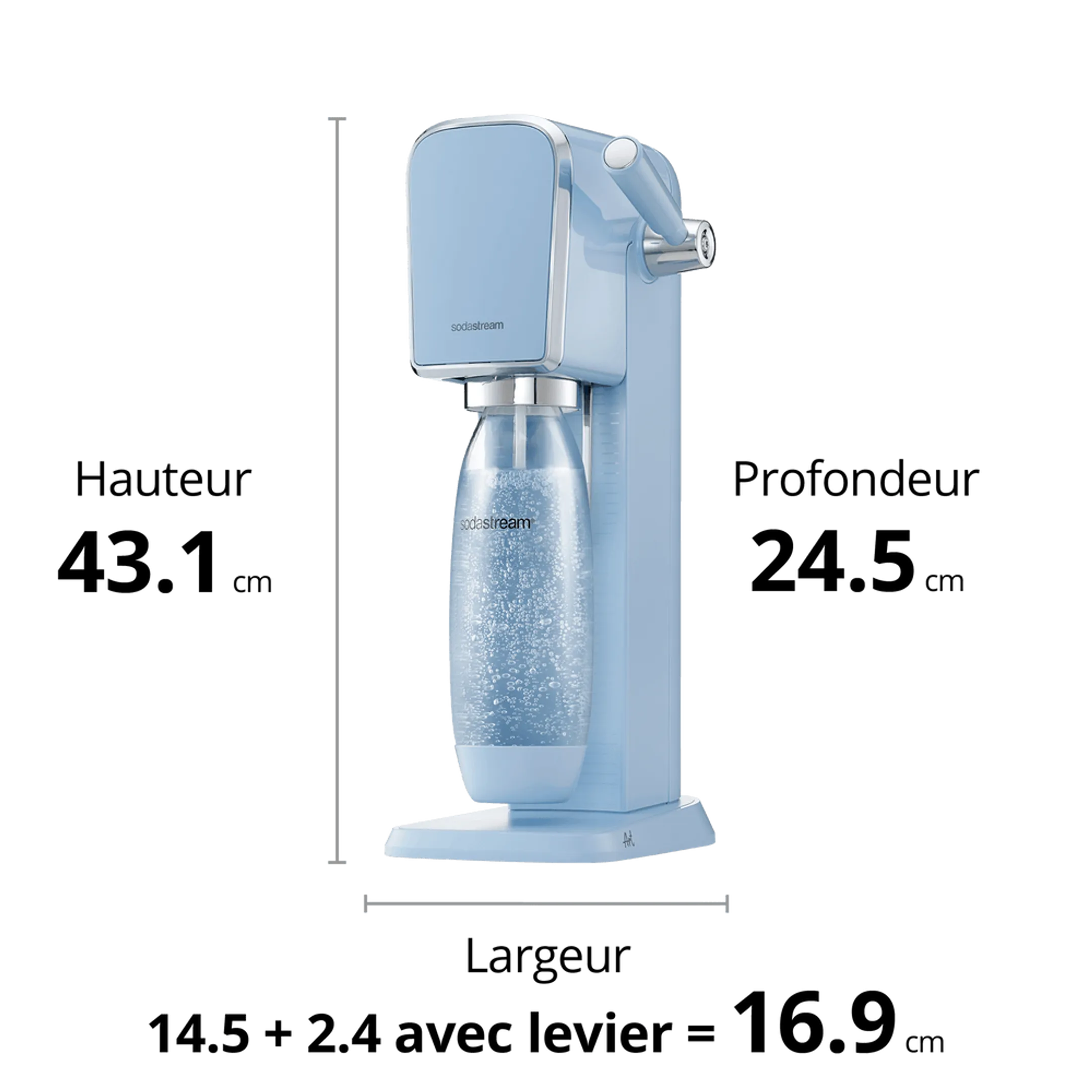 Sodastream Machine à boisson pétillante Art Bleu image