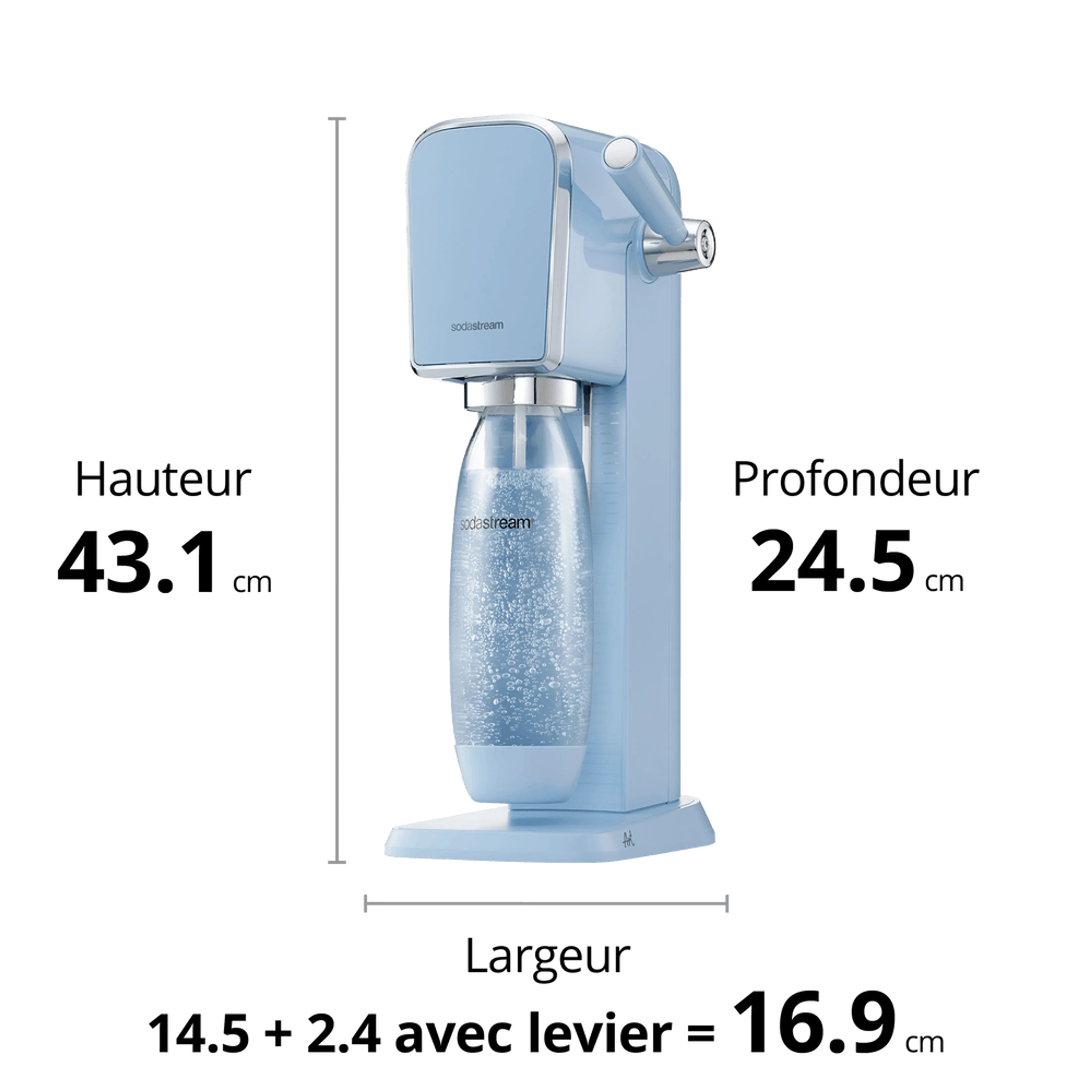 Sodastream Machine à boisson pétillante Art Bleu image