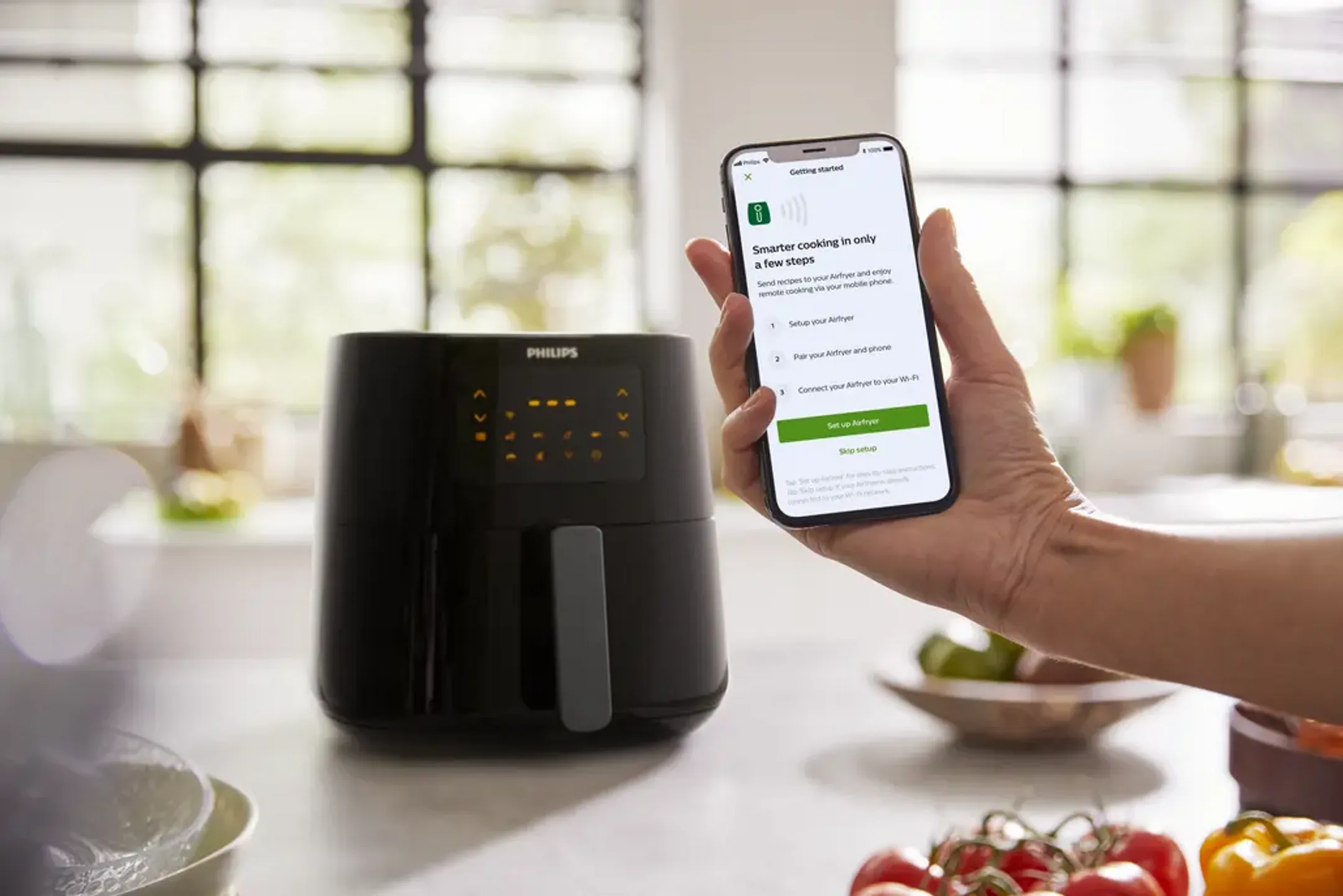 Philips Airfryer Essential Connected XL HD9280/60 image