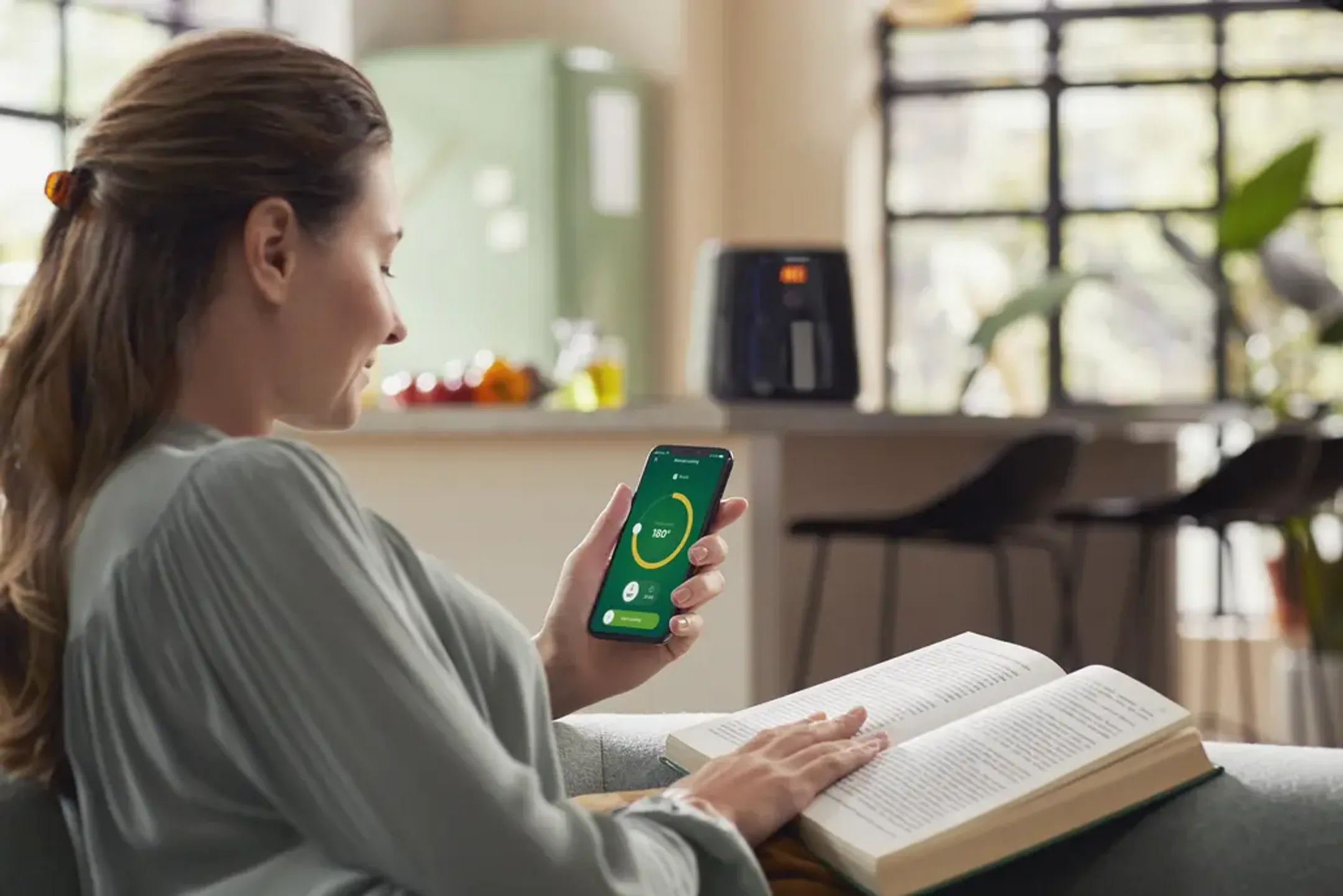 Philips Airfryer Essential Connected XL HD9280/60 image