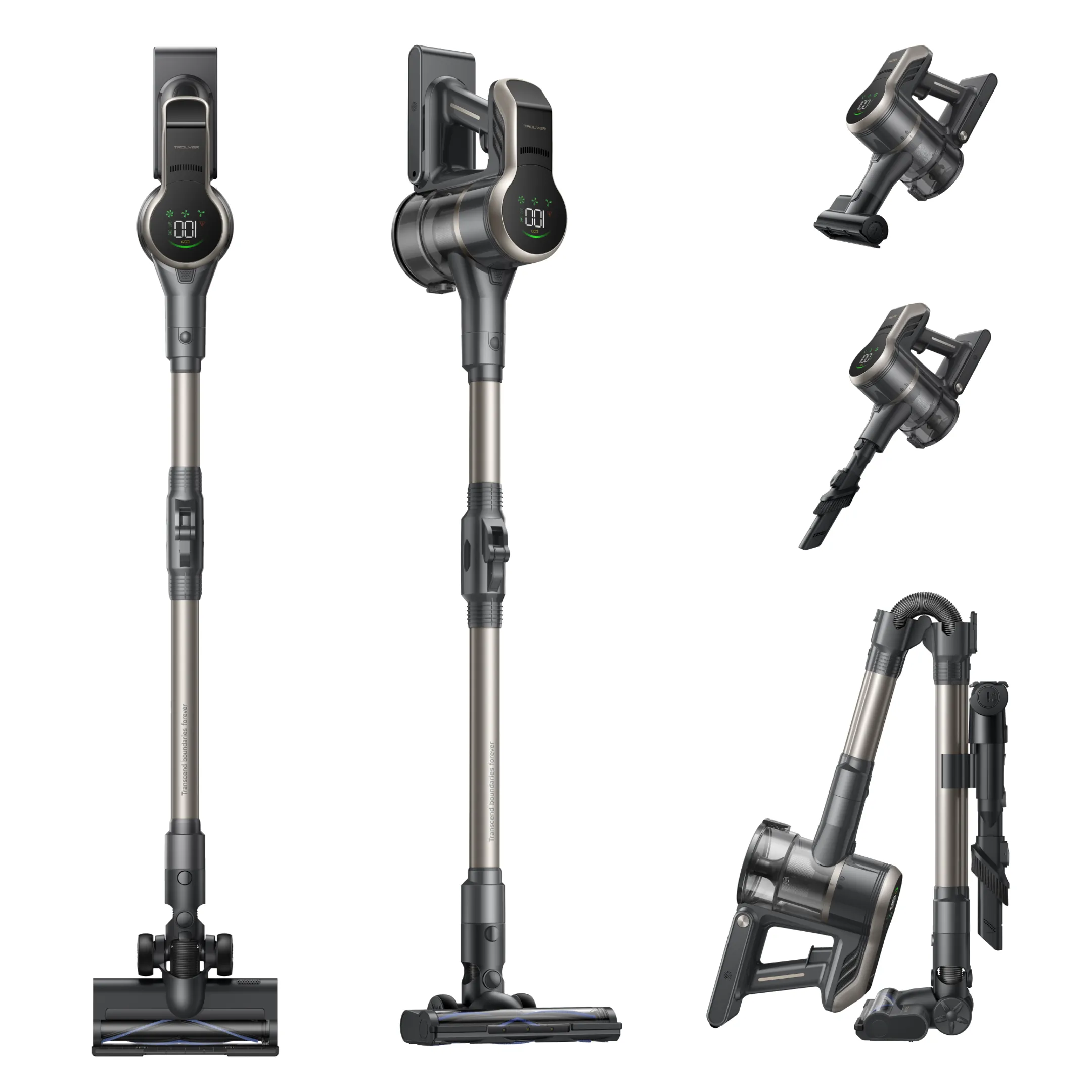 Aspirateur Balai Sans Fil Mova S2 – 150 AW, Autonomie 60 Min, Filtre 99,9% – Anti-poils, Idéal Tapis Et Animaux