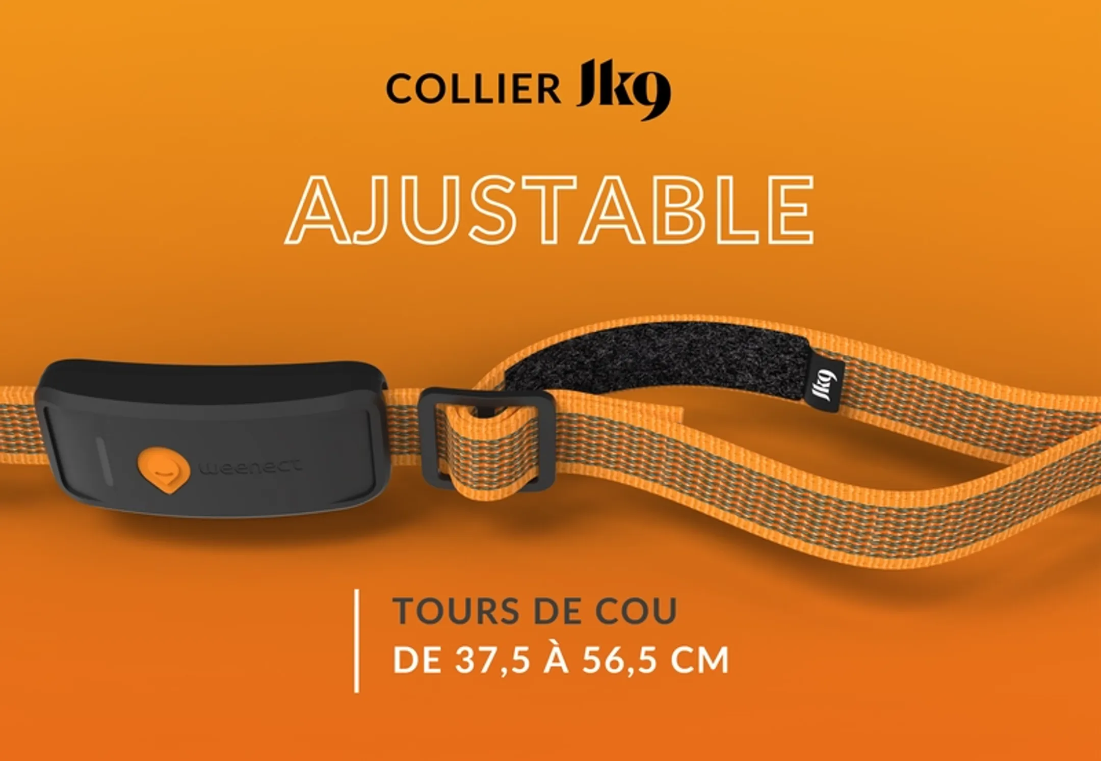 Weenect Collier GPS pour chien Weenect XT - Orange image