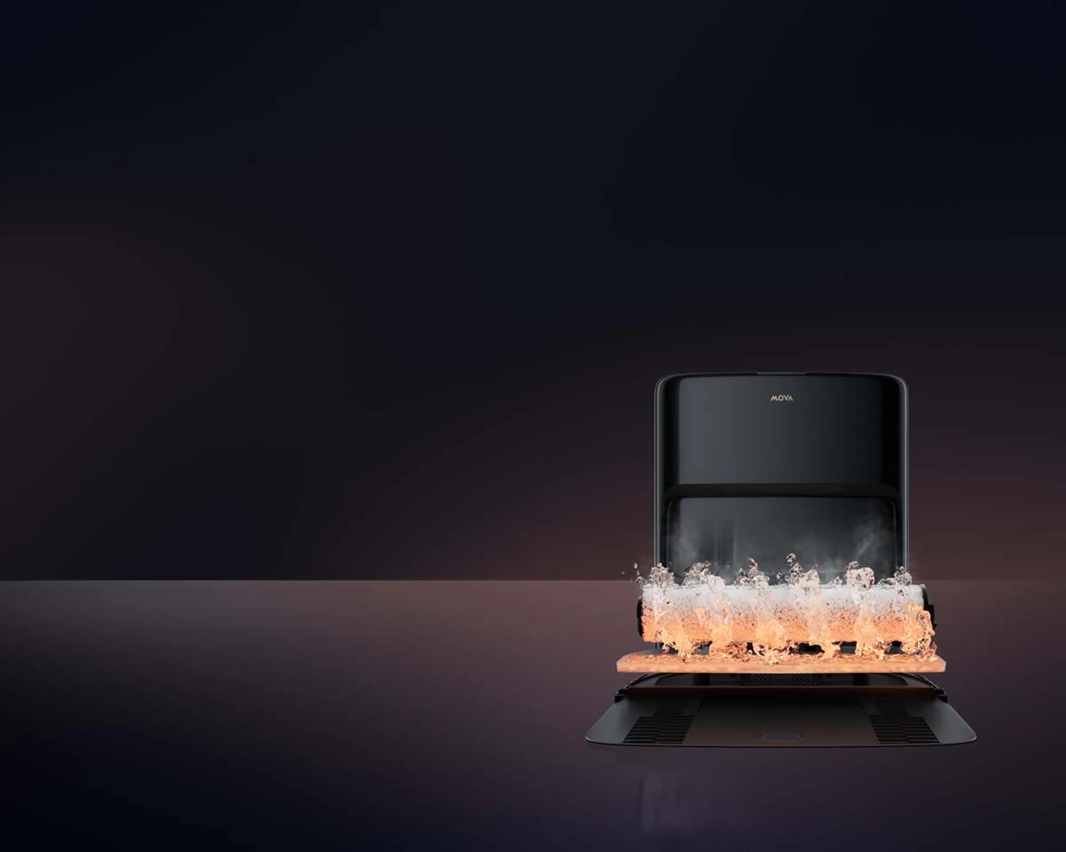 MOVA Aspirateur robot 2en1 Z60 Ultra Roller Complete Black image