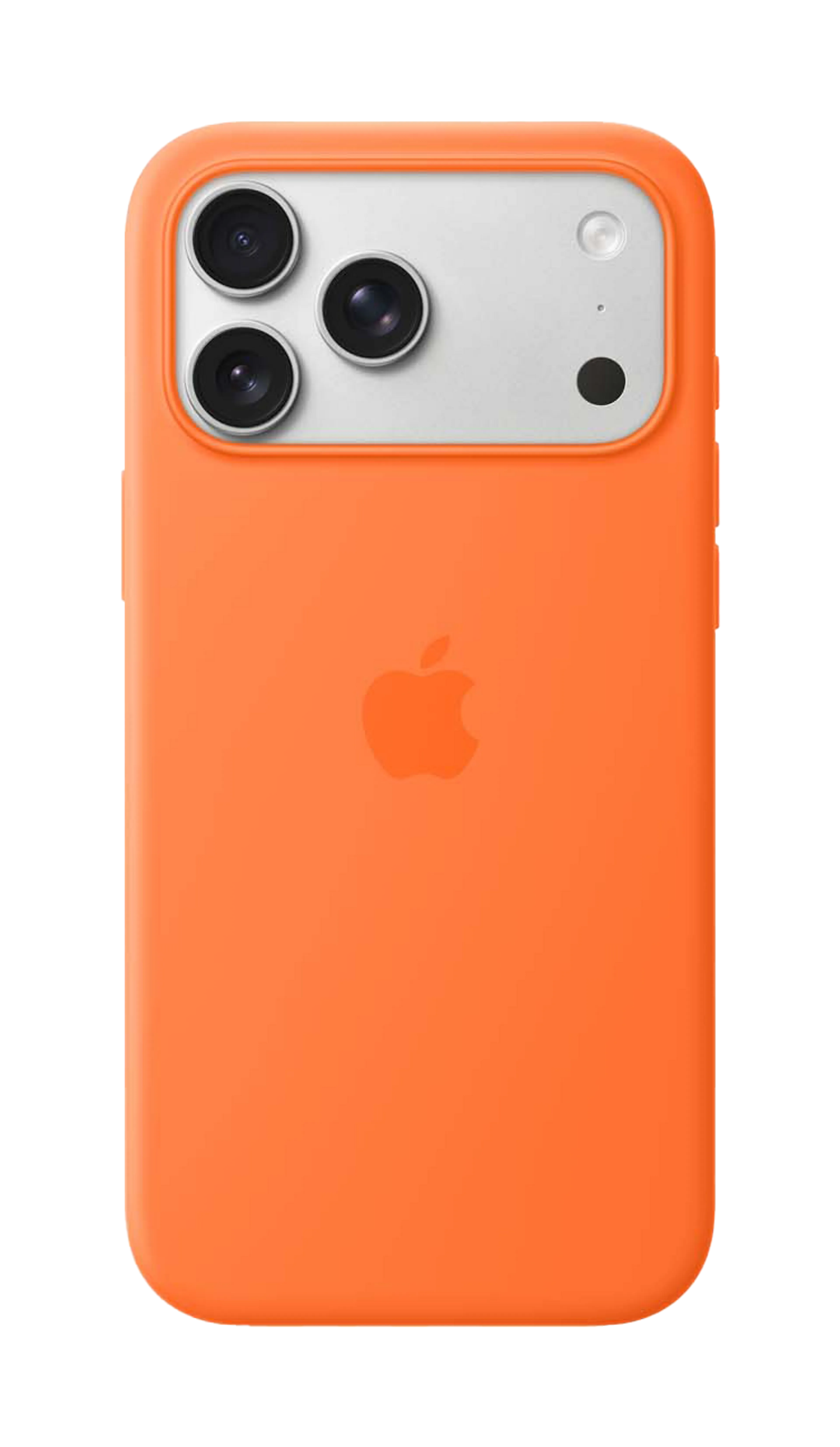 Coque en silicone MagSafe pour iPhone 17 Pro Max - Orange