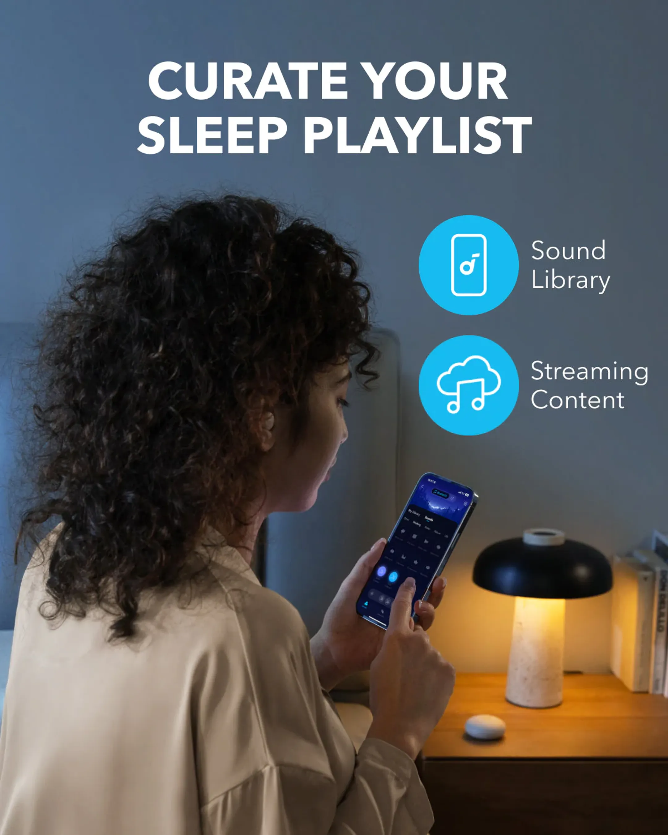 SOUNDCORE Sleep A20 Oortjes om te slapen - Wit image