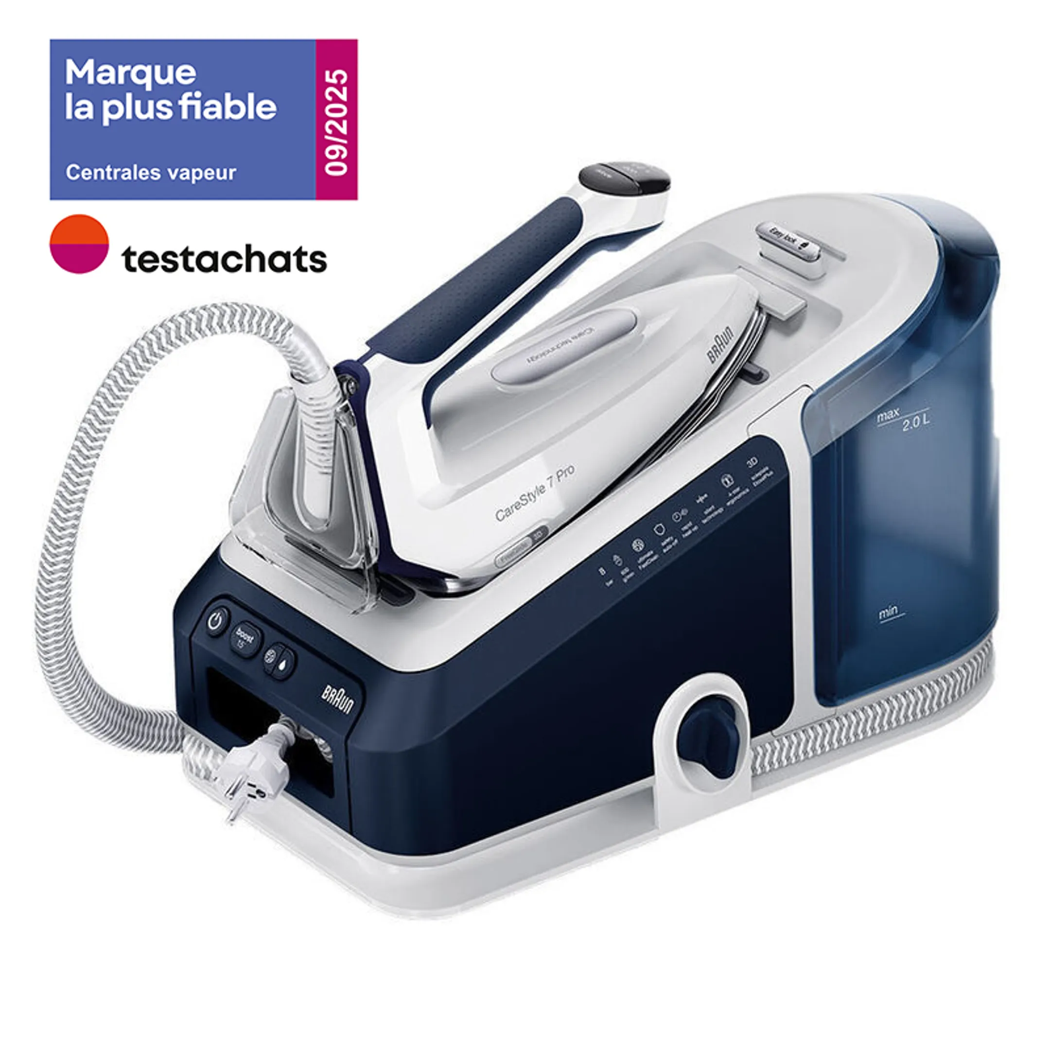 Braun Centrale vapeur CareStyle 7 Pro IS7282BL image