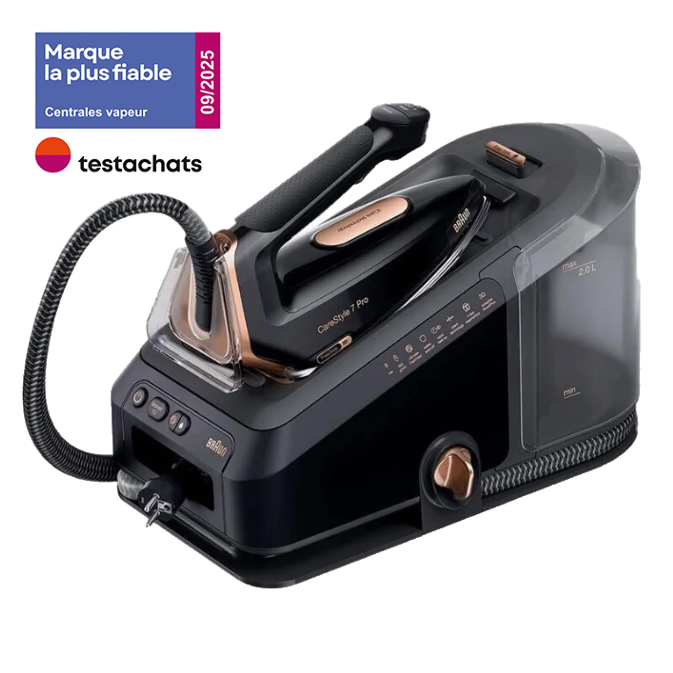 Braun Centrale vapeur CareStyle 7 Pro IS7286BK image