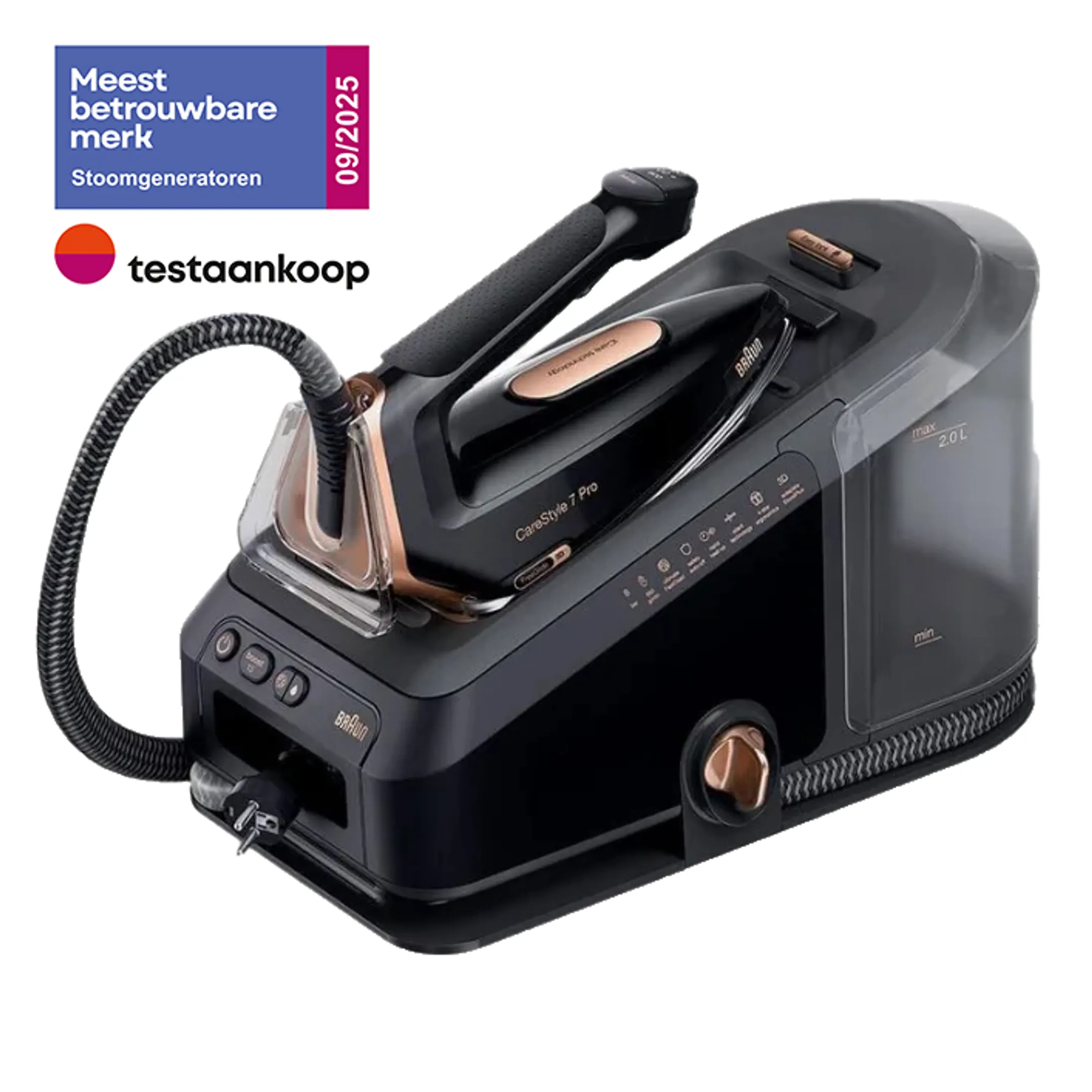 Braun Stoomgenerator CareStyle 7 Pro IS7286BK image