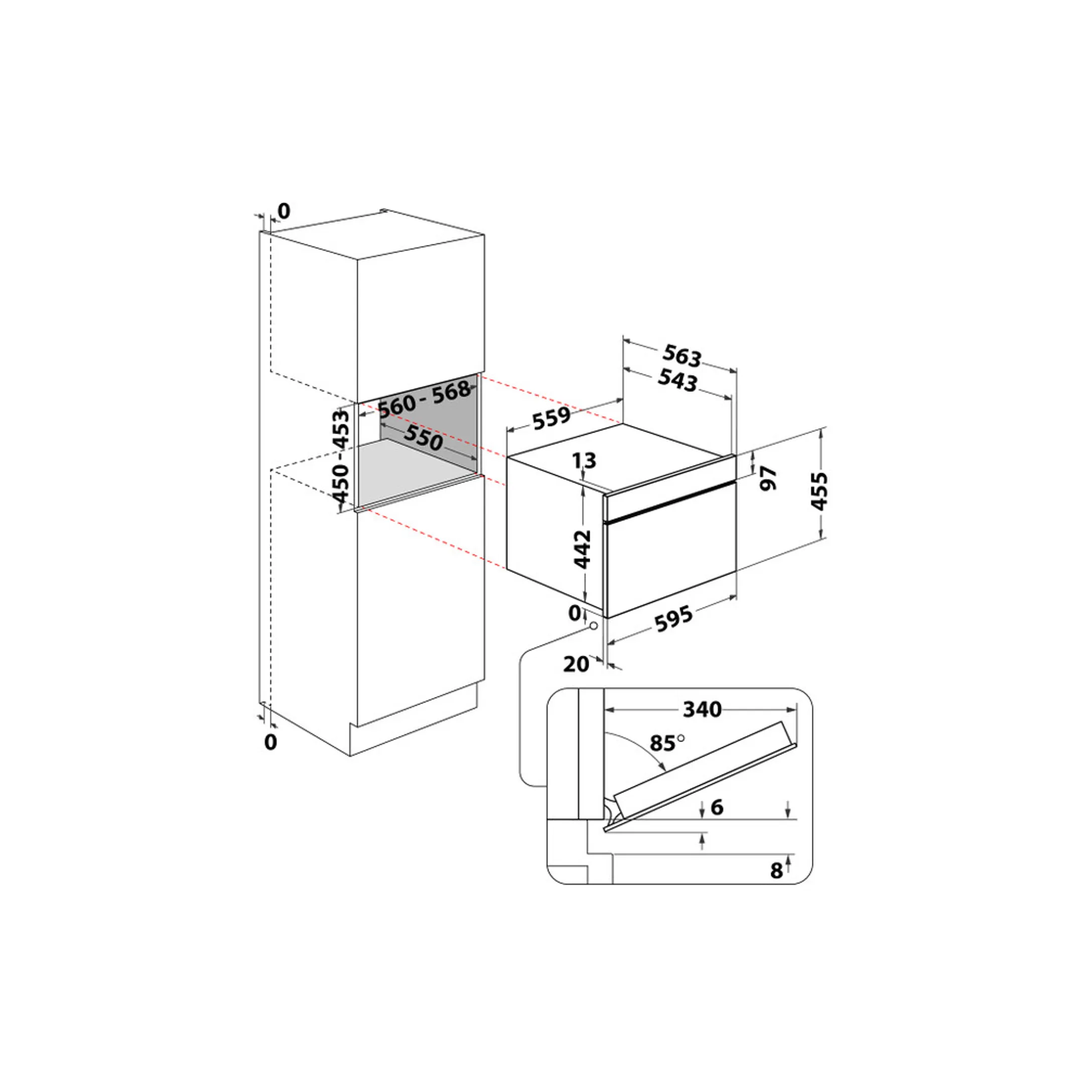 Whirlpool Four encastrable WCW6O7HTB image