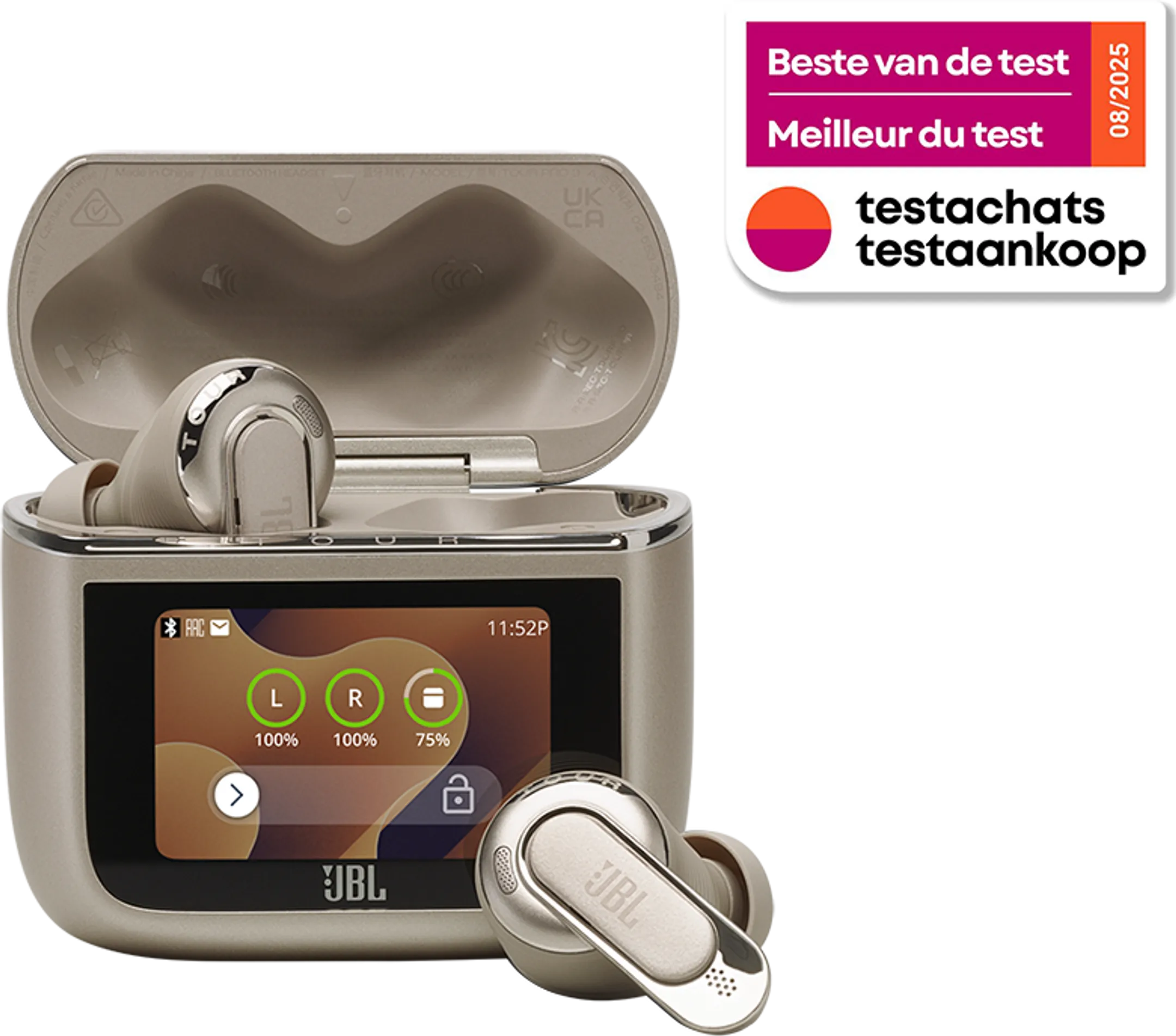 JBL Écouteurs Tour Pro 3 - Beige image