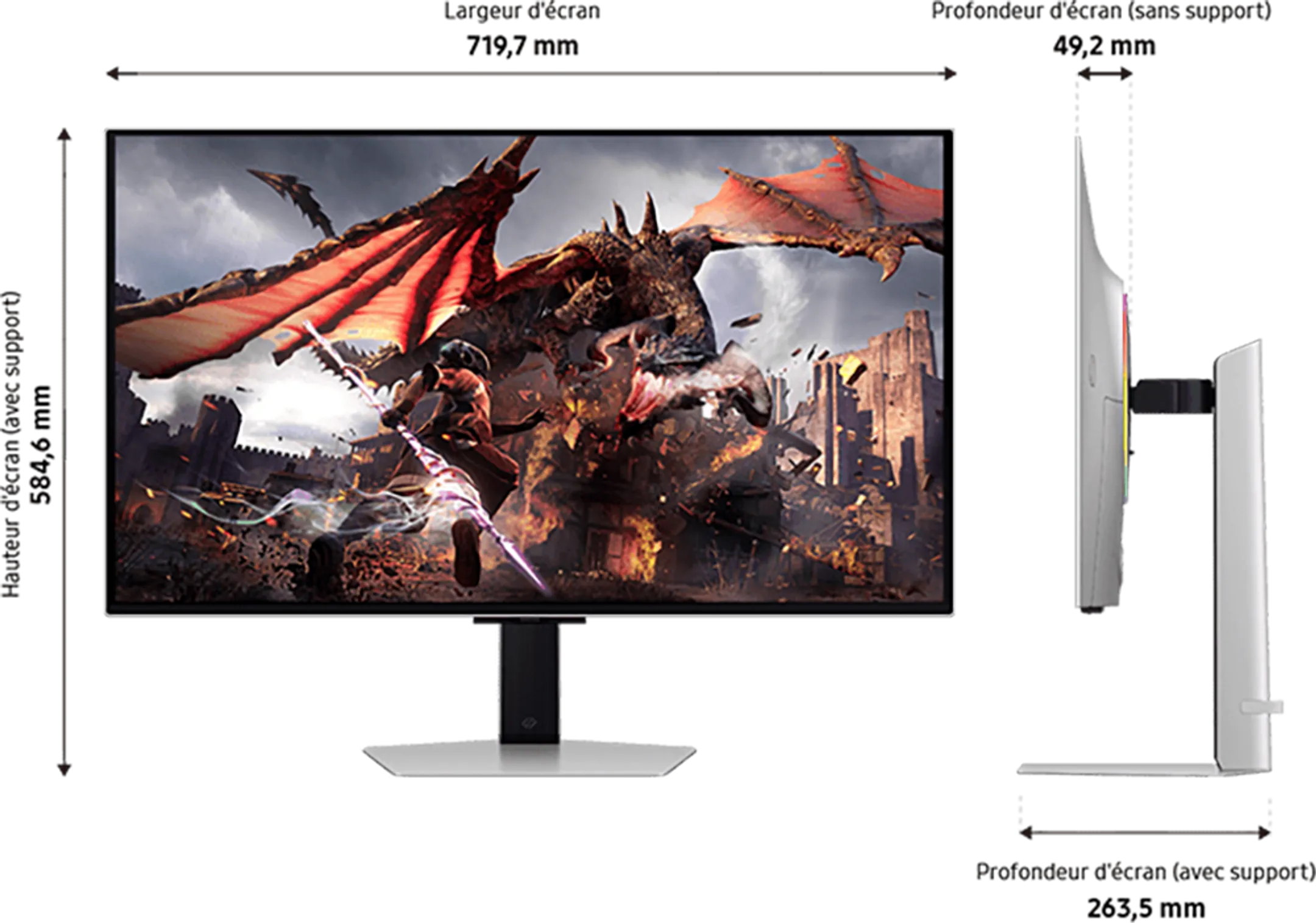 Samsung 32" Odyssey OLED G8 G80SD LS32DG802SUXEN image