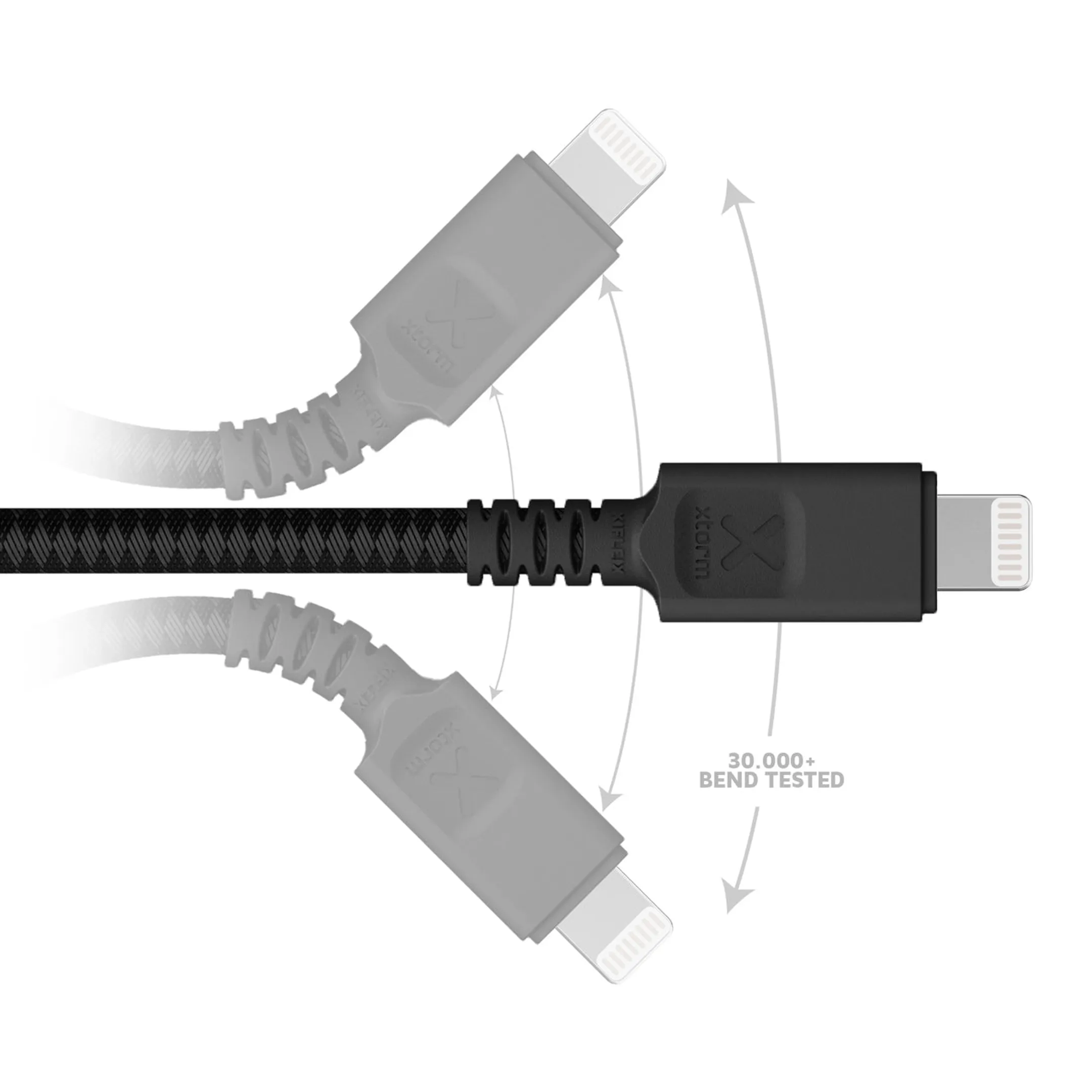 Xtorm Next Gen Cable USB-C to Lightning (1,5m) Black image