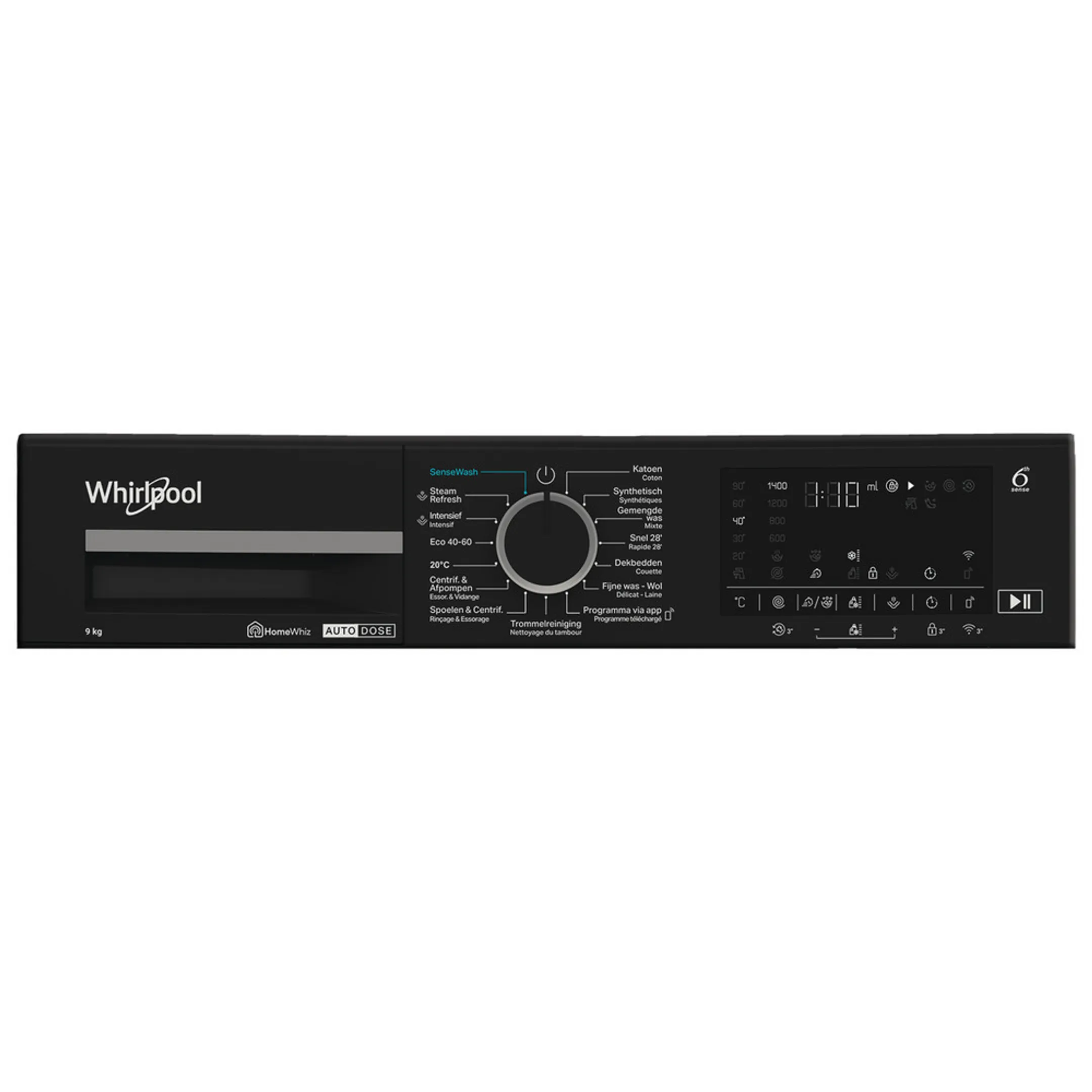 Whirlpool Machine à laver WPM 911W ADS BE AdaptiveWash image