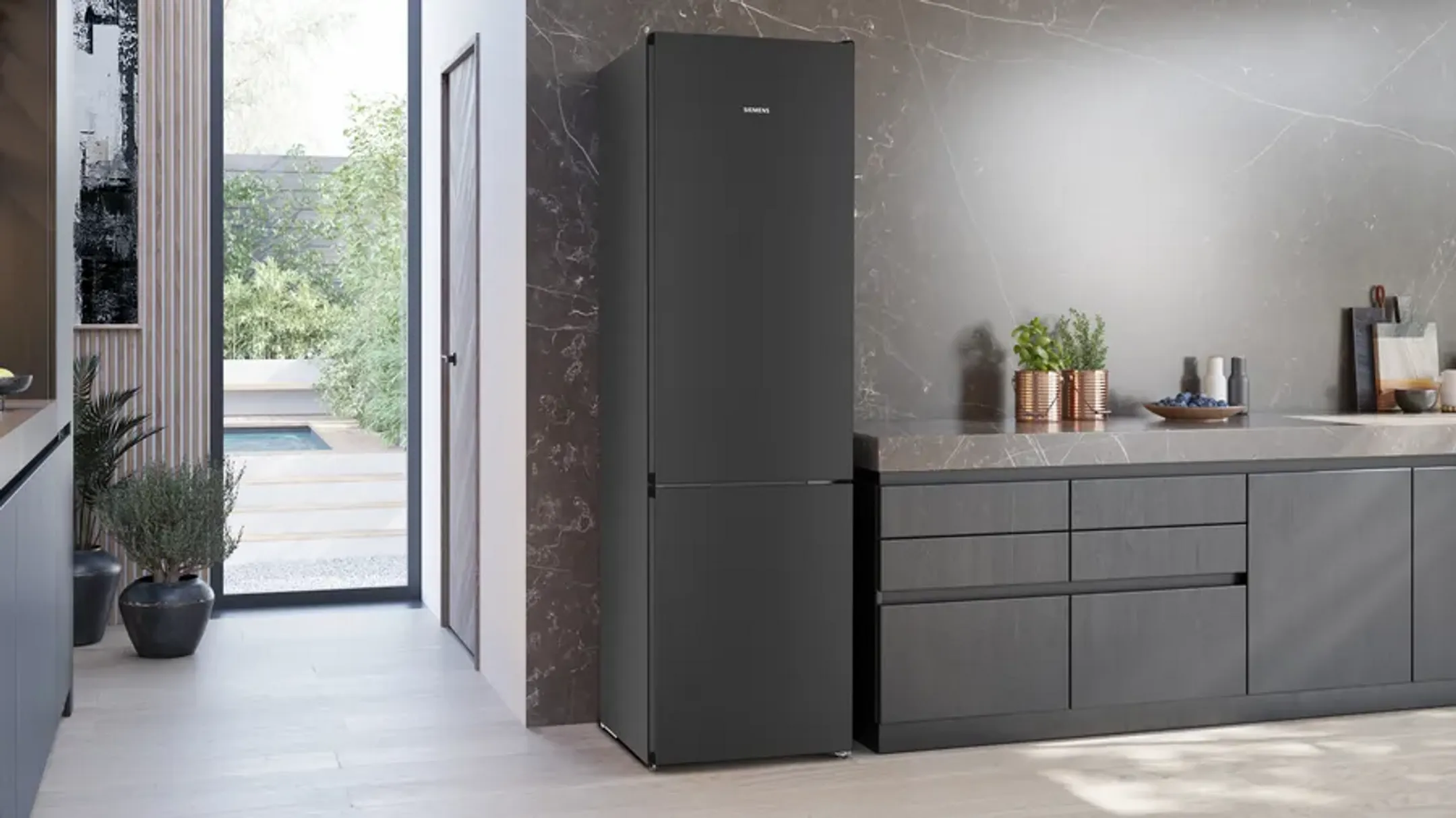 Siemens Koelkast met diepvries KG39N2XAG image