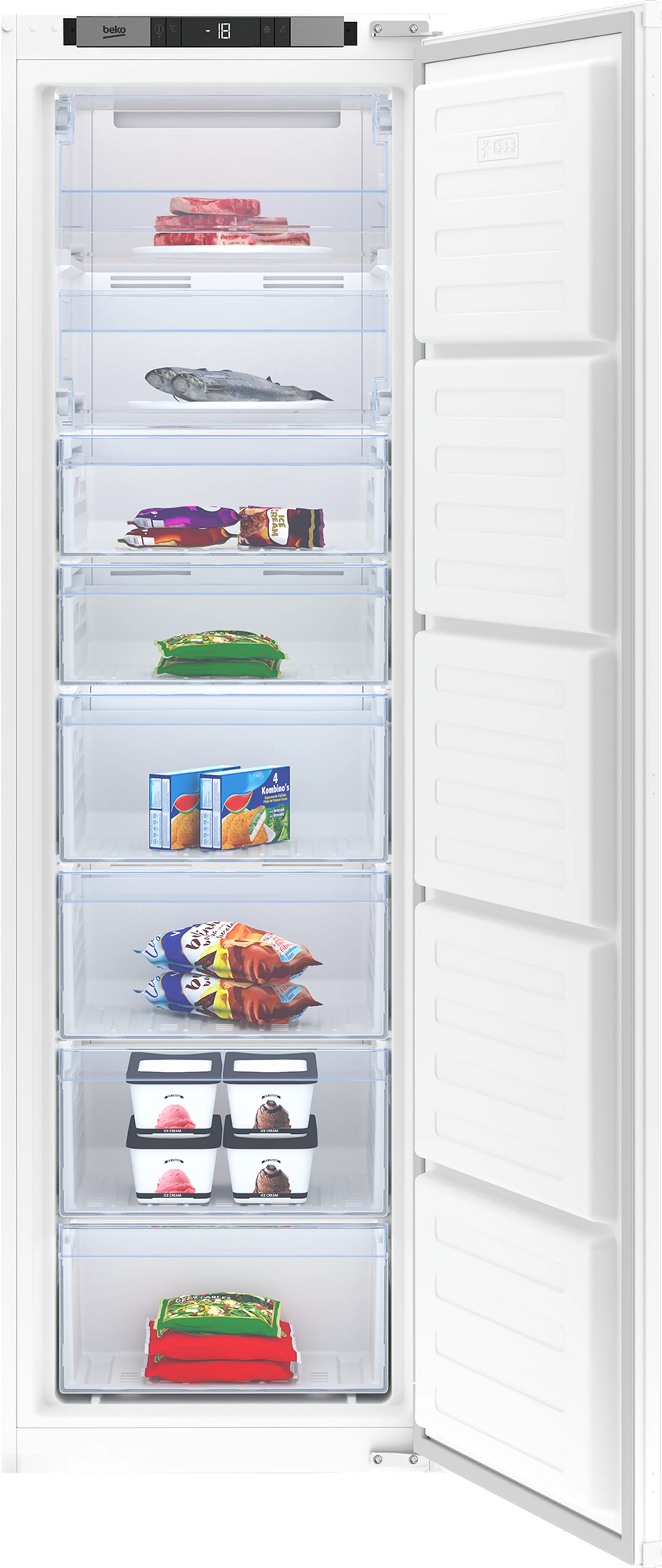 Beko Congélateur encastrable BFNA247E30SN image