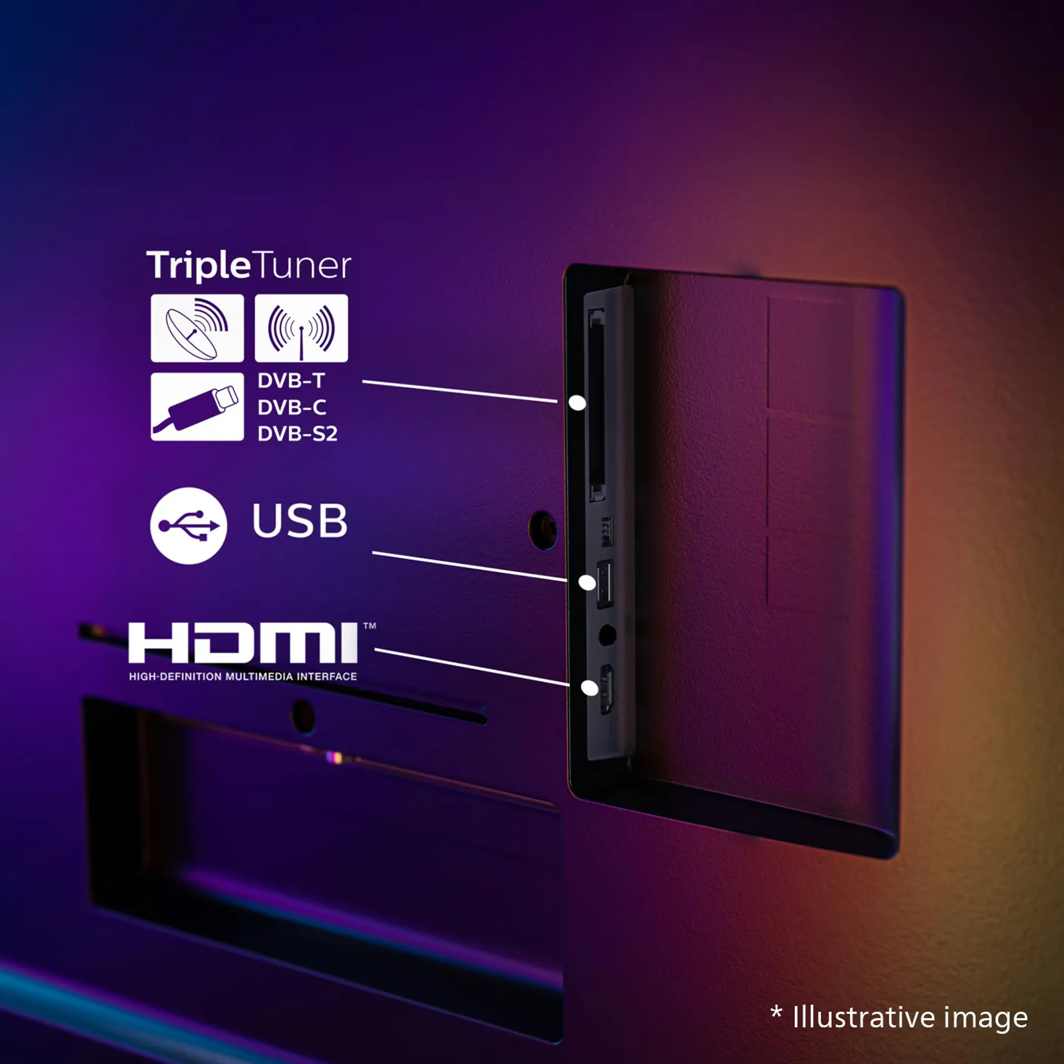 Philips OLED Ambilight TV 4K 65OLED760 - 65 pouces image