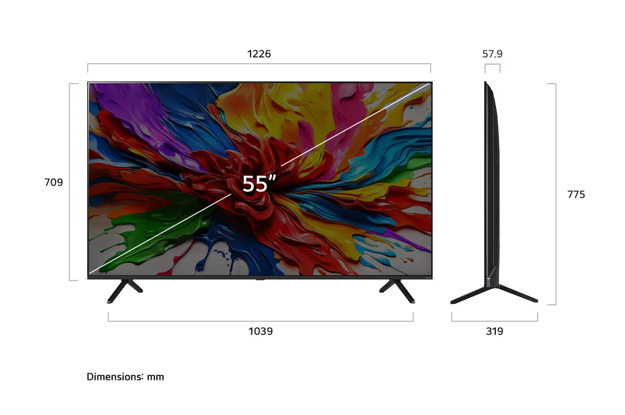 LG QNED MiniLED AI TV 4K 55QNED92A6A - 55 pouces image