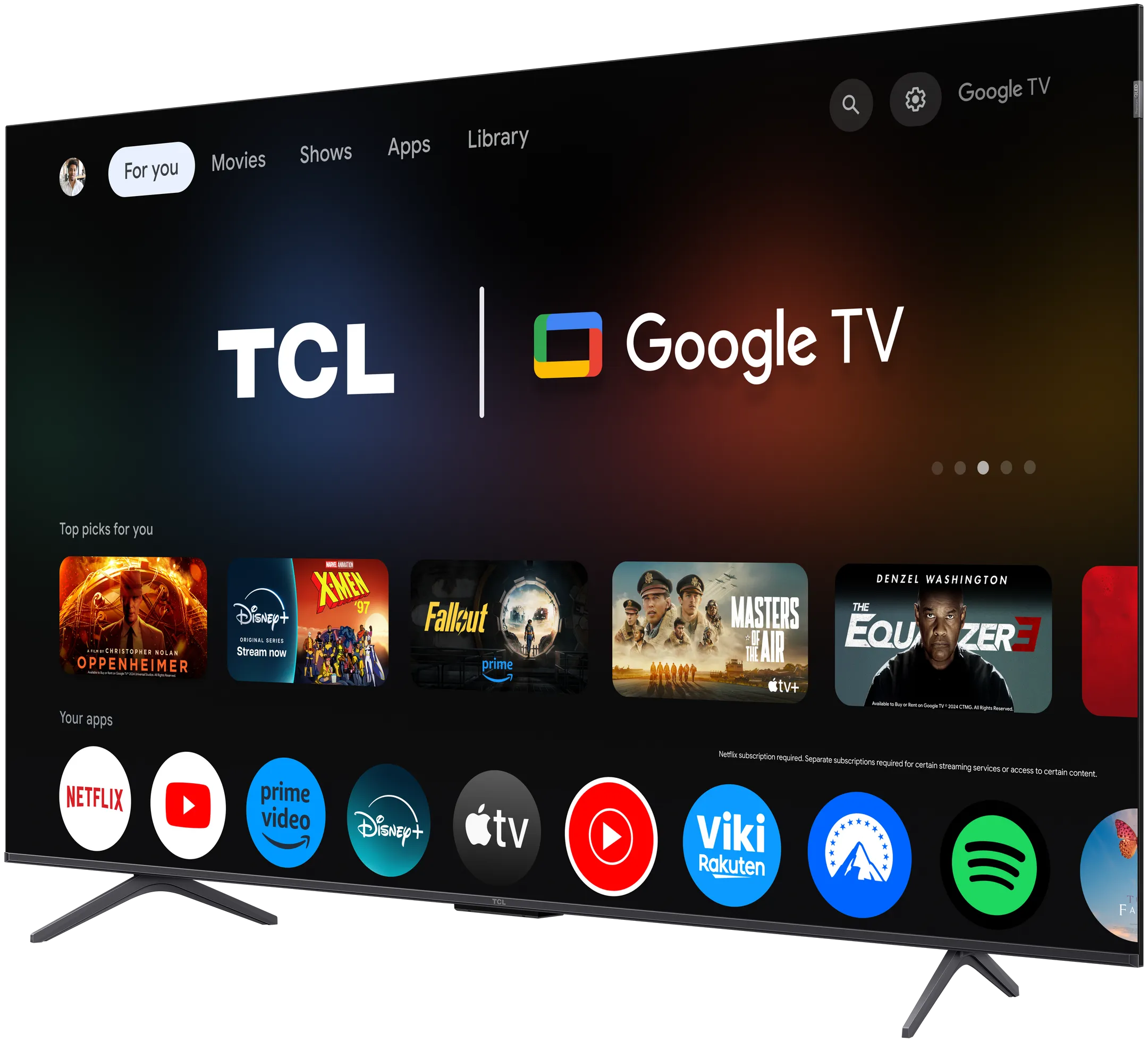 TCL TV 4K QLED 55QLED810K - 55 inch image