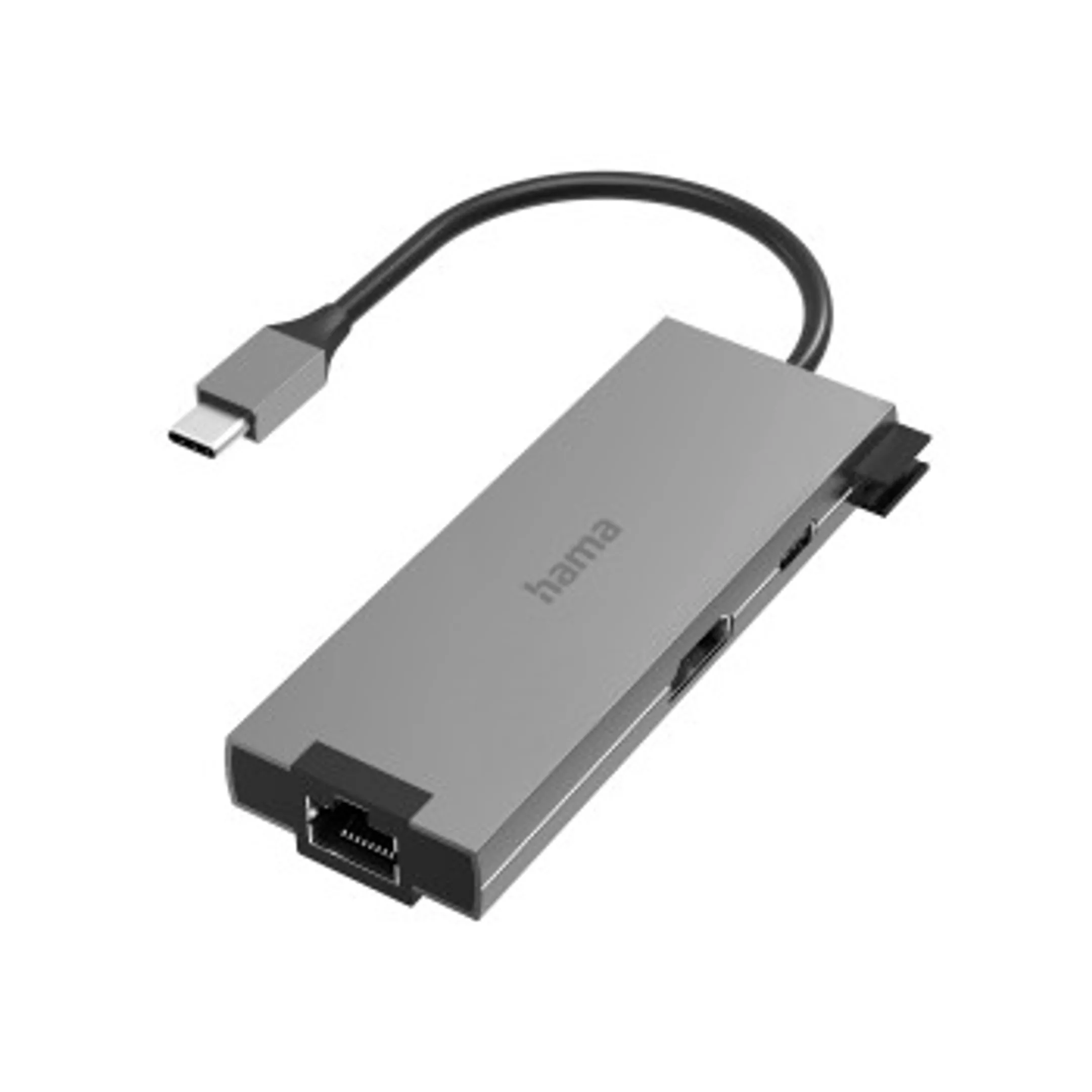 USB-C-hub, Multiport, 5-poorts, 2x USB-A, USB-C, HDMI™, LAN / ethernet