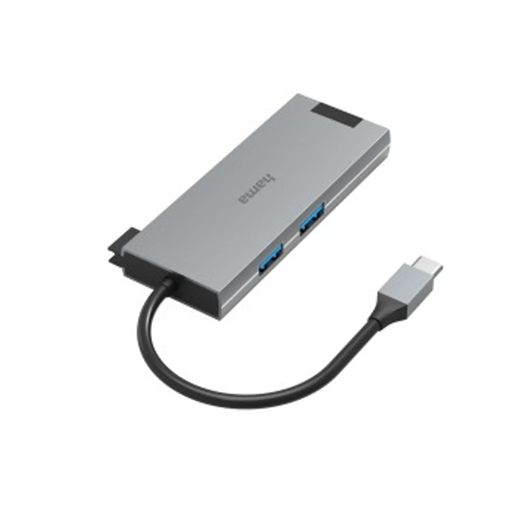 Hama USB-C-hub, Multiport, 5-poorts, 2x USB-A, USB-C, HDMI™, LAN / ethernet image