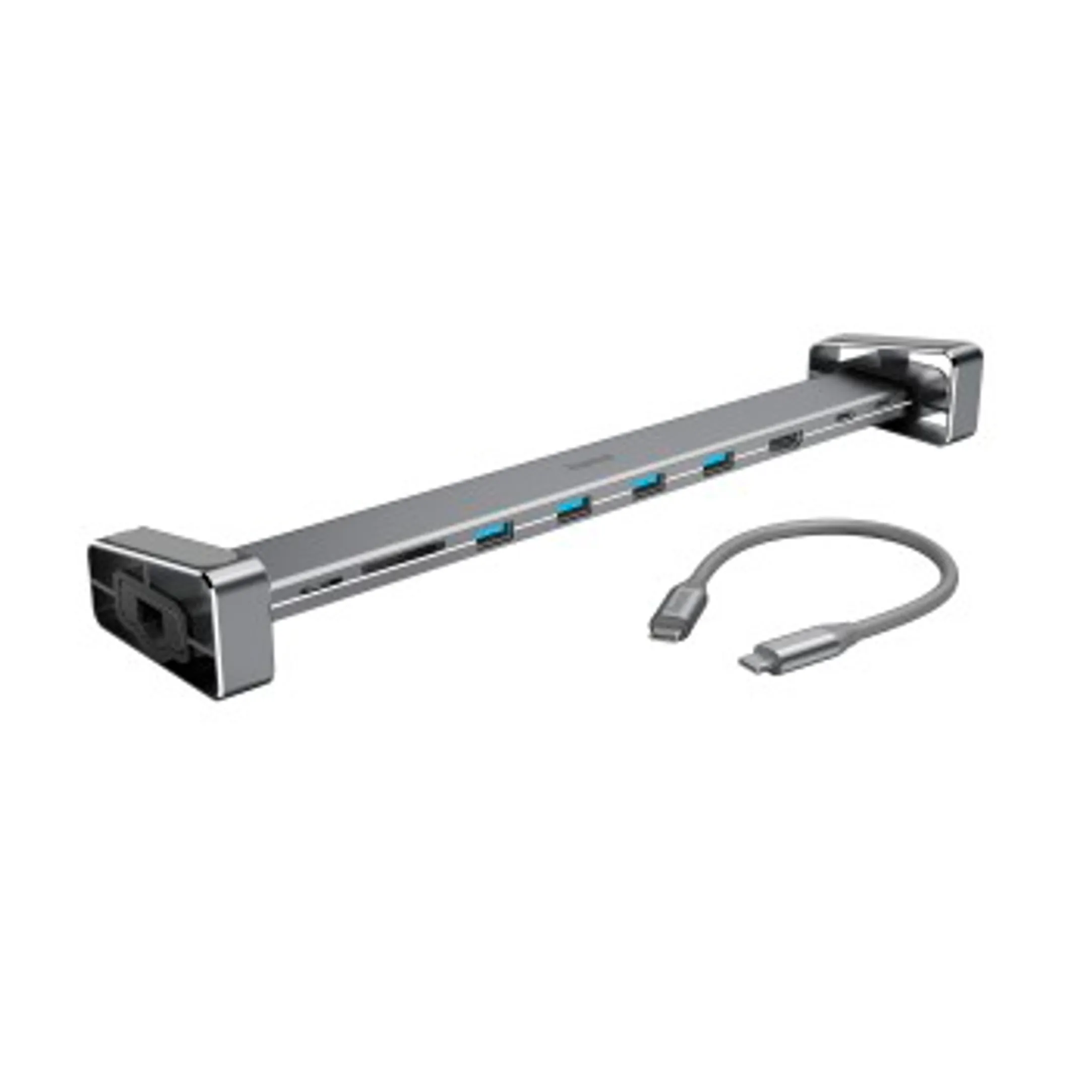 USB-C-dockingstation "Connect2Office Basic", afneembare voetjes, 9 poorten