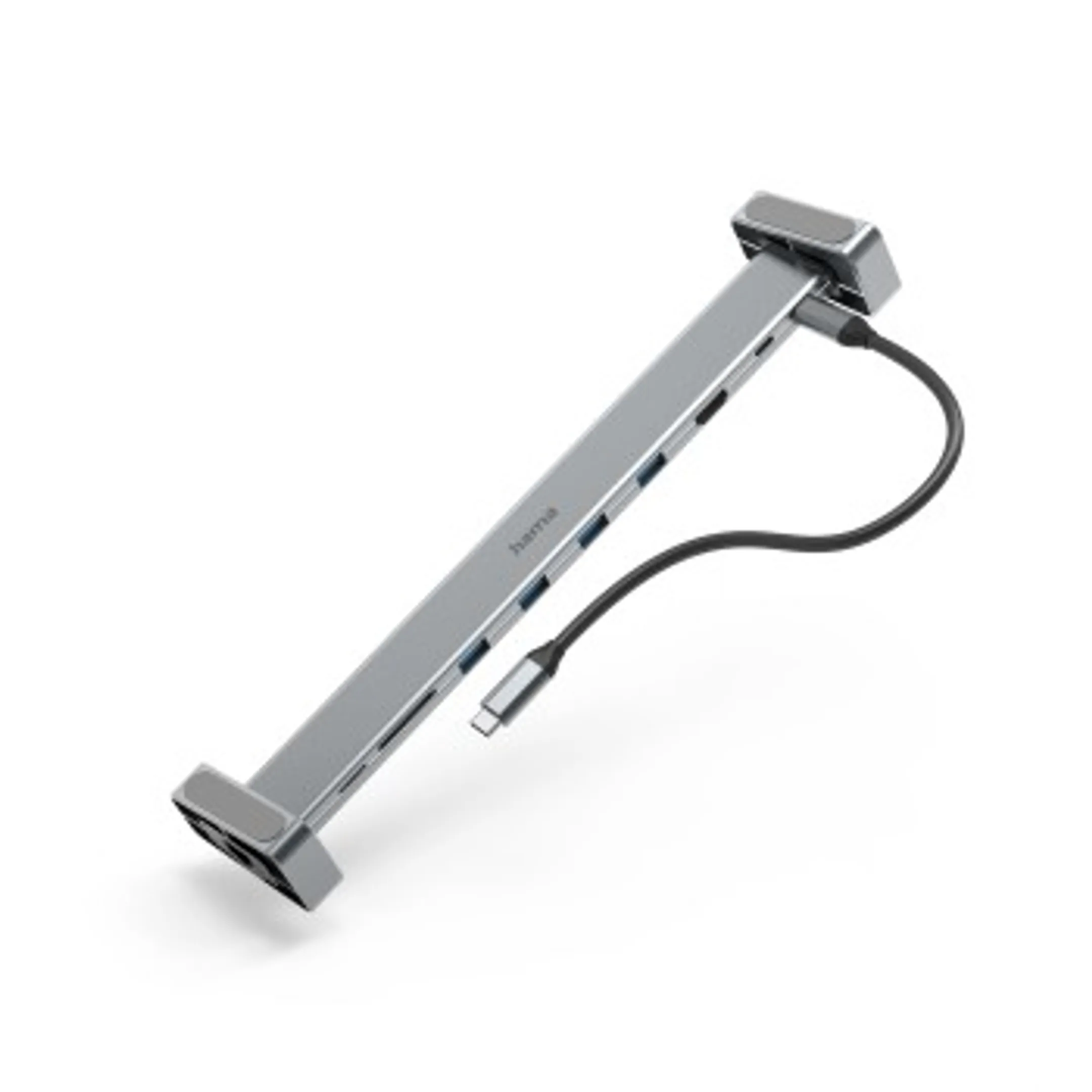 Hama USB-C-dockingstation "Connect2Office Basic", afneembare voetjes, 9 poorten image