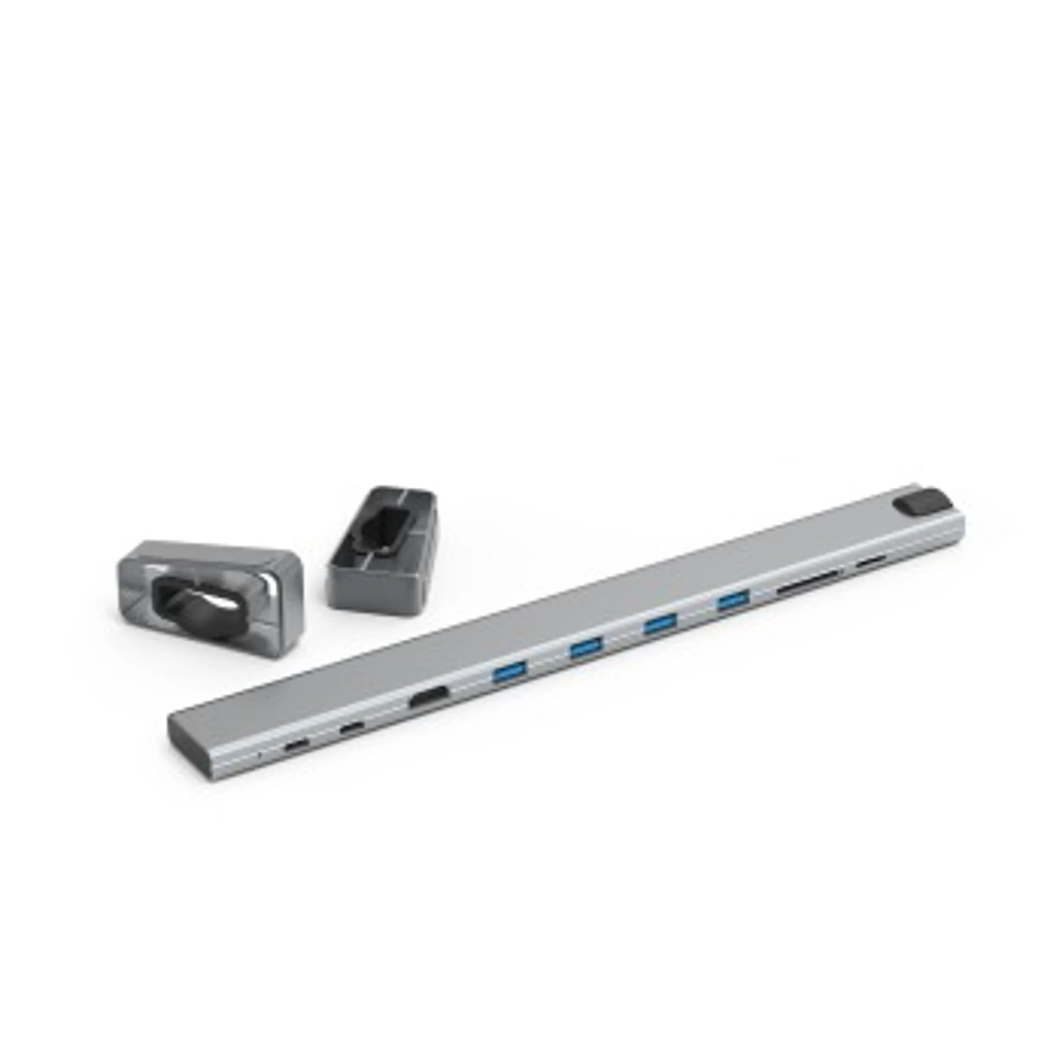 Hama USB-C-dockingstation "Connect2Office Basic", afneembare voetjes, 9 poorten image