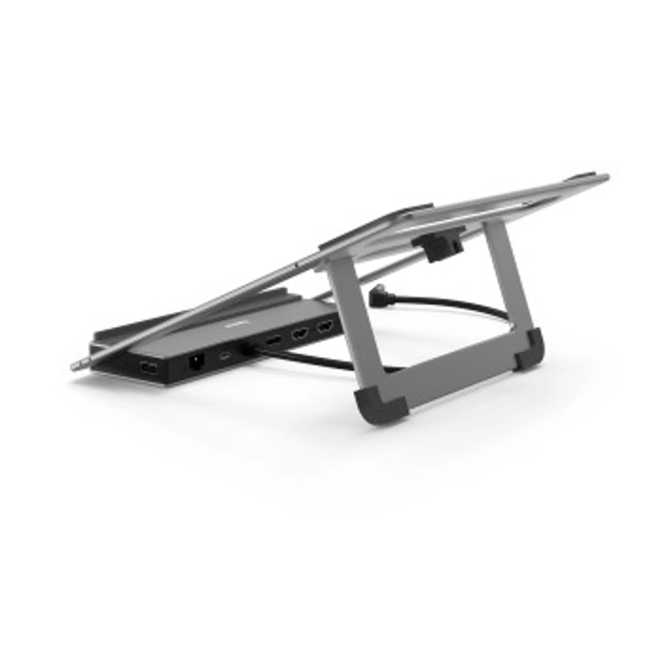 Hama USB-C-dockingstation "Connect2Office Stand", notebook-standaard, 12 poorten image
