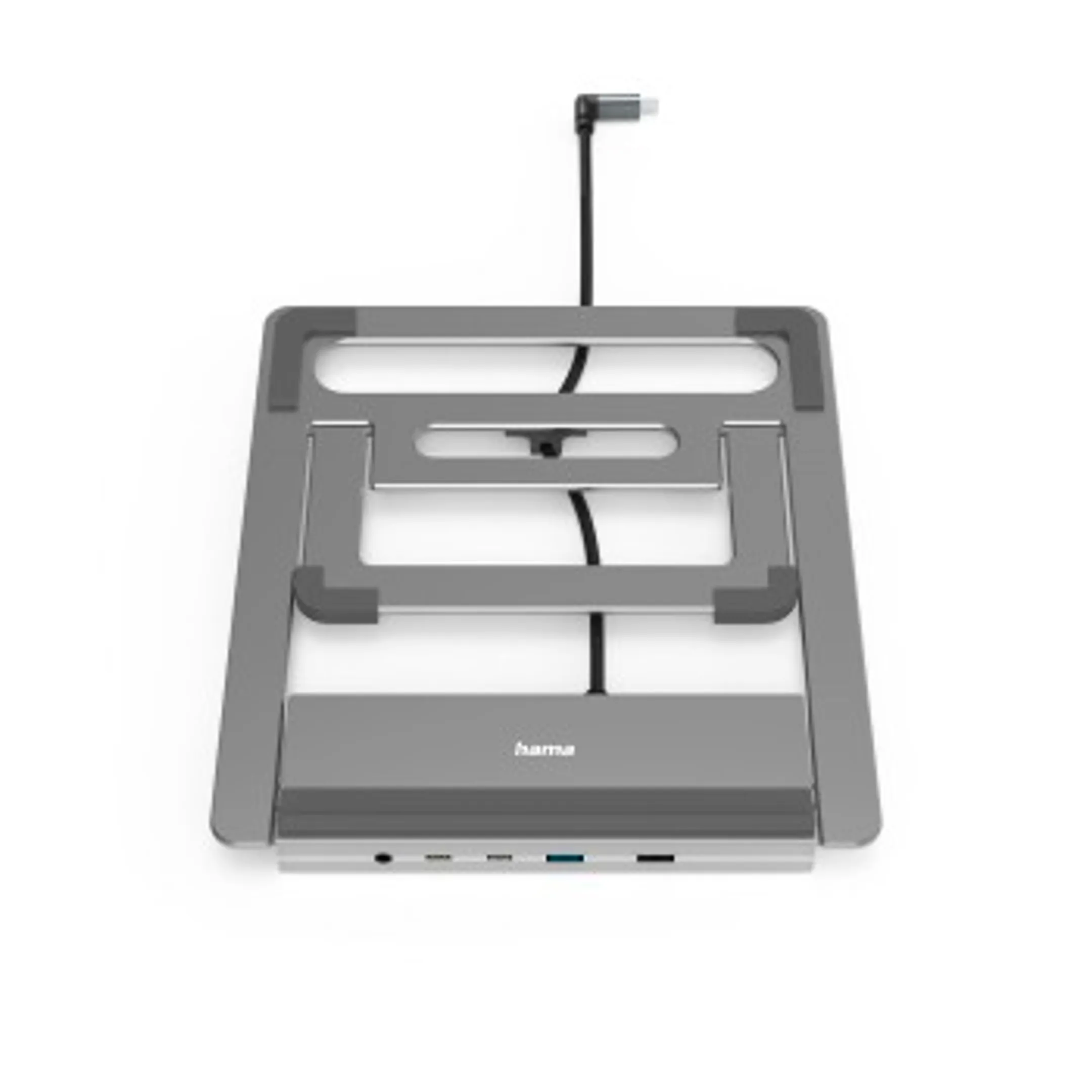 Hama USB-C-dockingstation "Connect2Office Stand", notebook-standaard, 12 poorten image