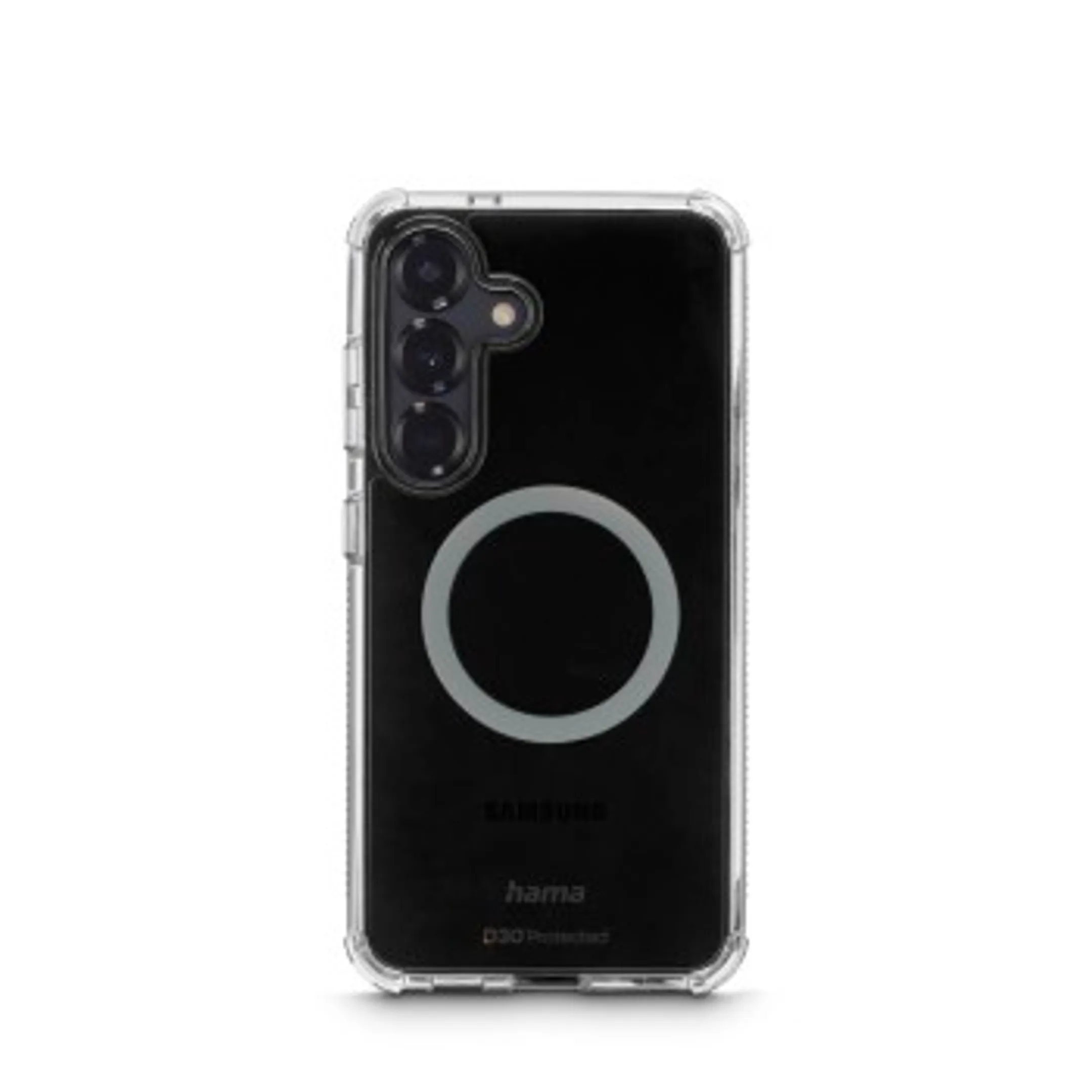 Coque pour portable "Extreme Protect" pour Galaxy S25, magn., trsp.