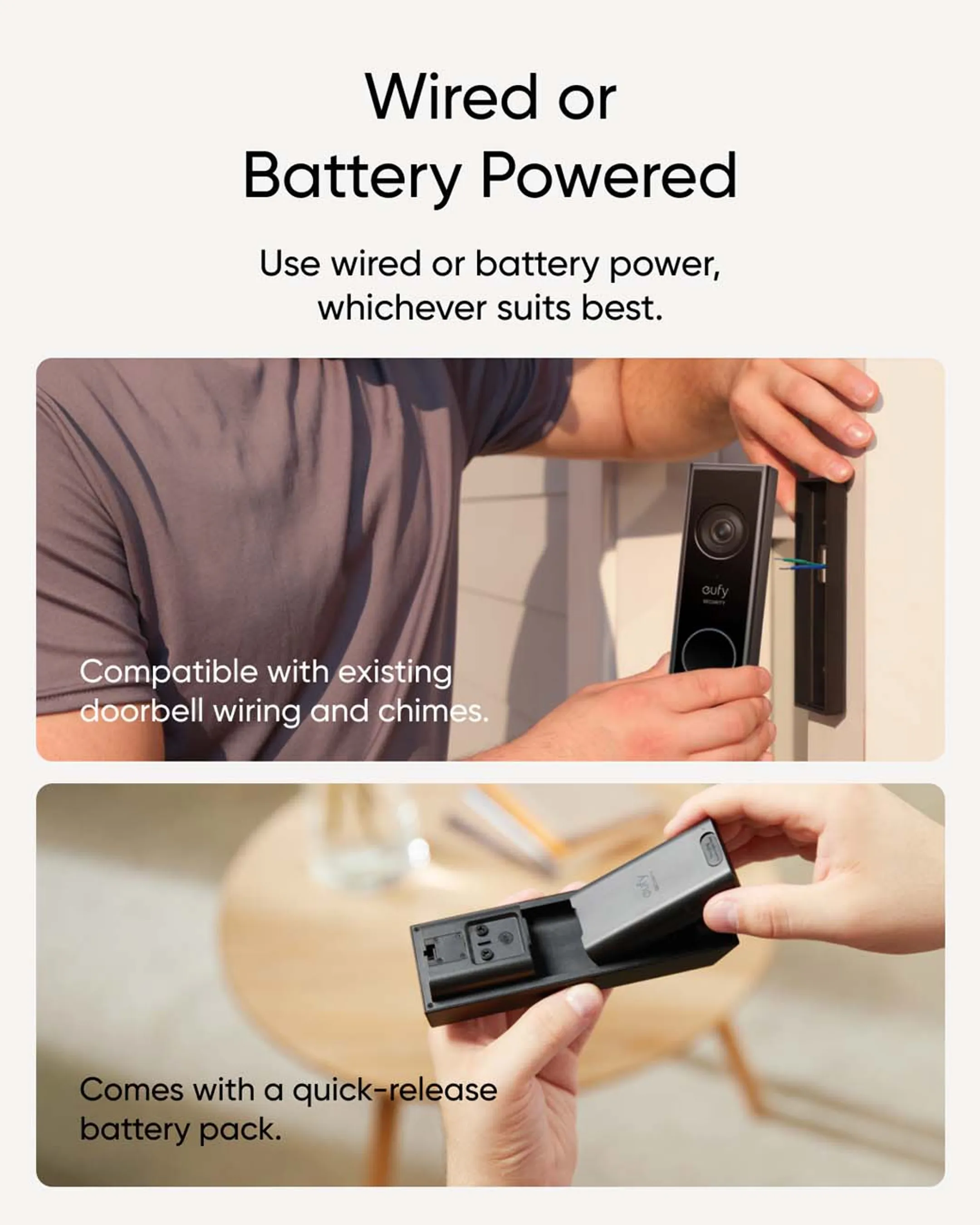 Eufy Video Doorbell E340 + Chime image