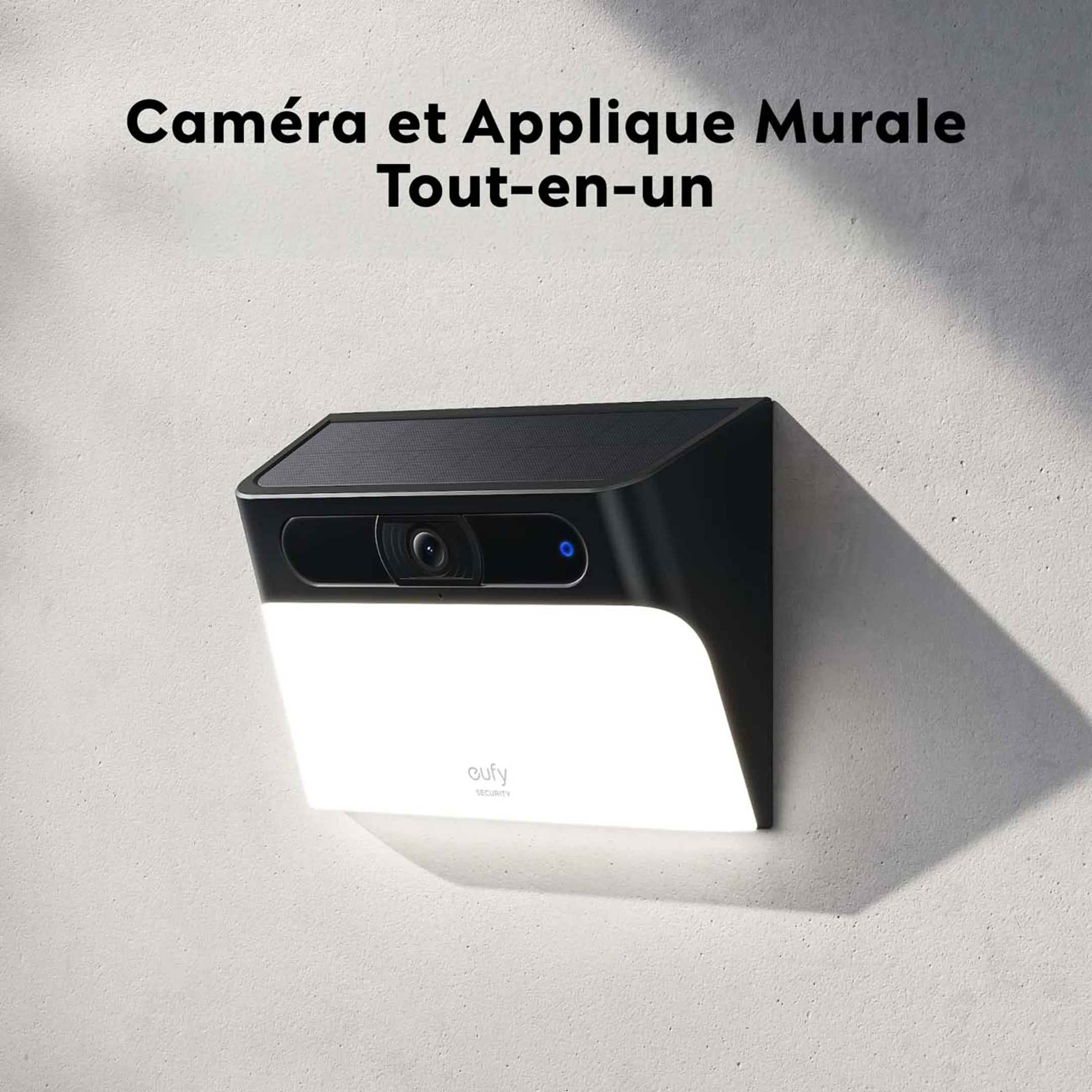 Eufy Caméra de sécurité extérieure S120 avec panneau solaire image
