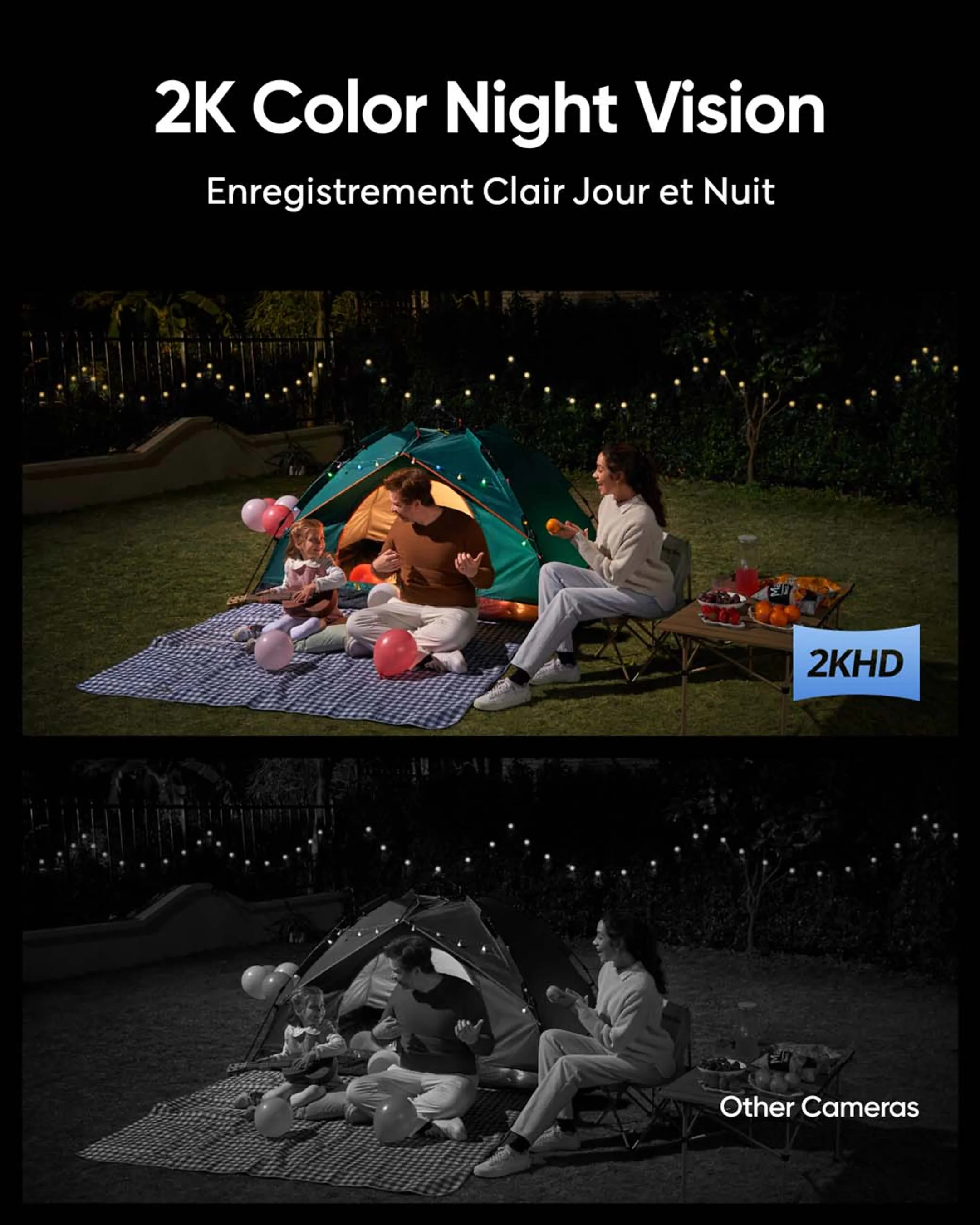 Eufy Caméra de sécurité extérieure S120 avec panneau solaire image