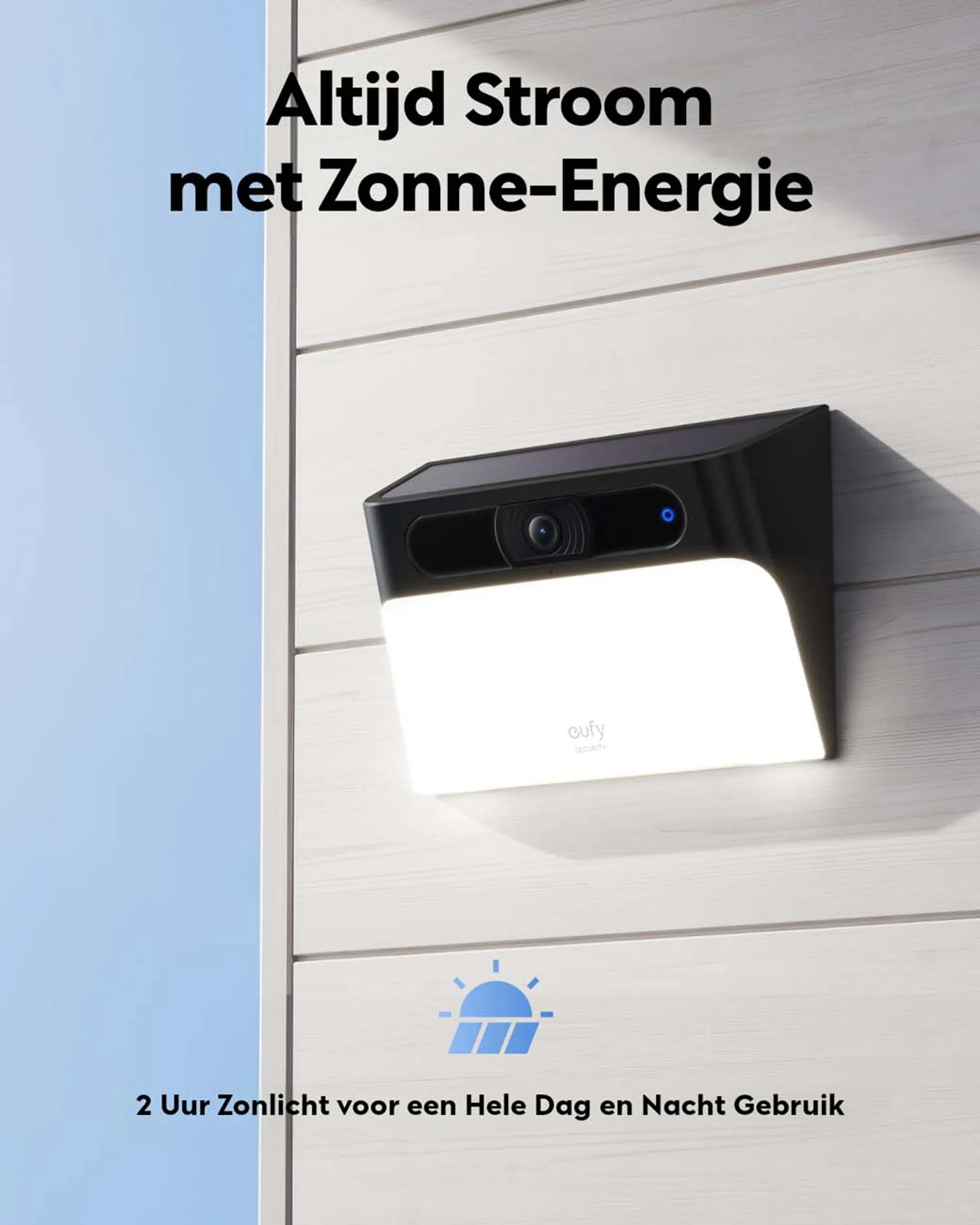 Eufy Outdoor beveiligingscamera S120 met zonnepaneel  image