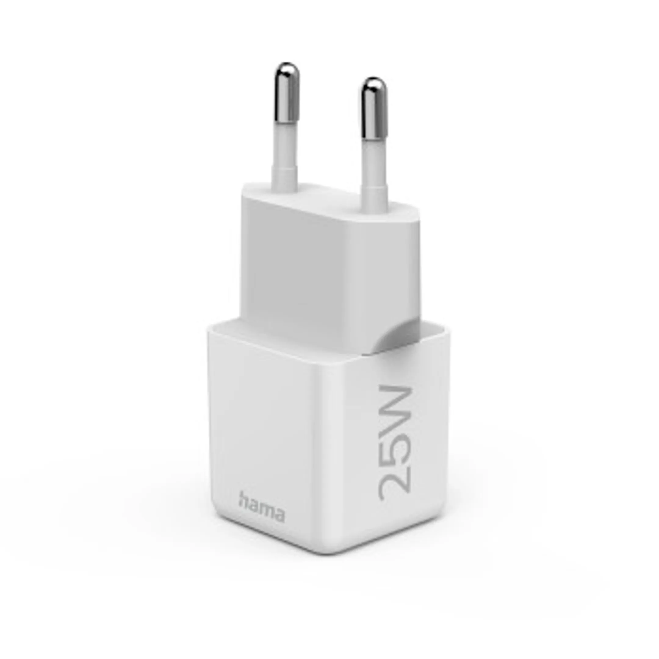 Hama Snellader, USB-C, Super-Mini-Charger, PD, 25 W, wit image