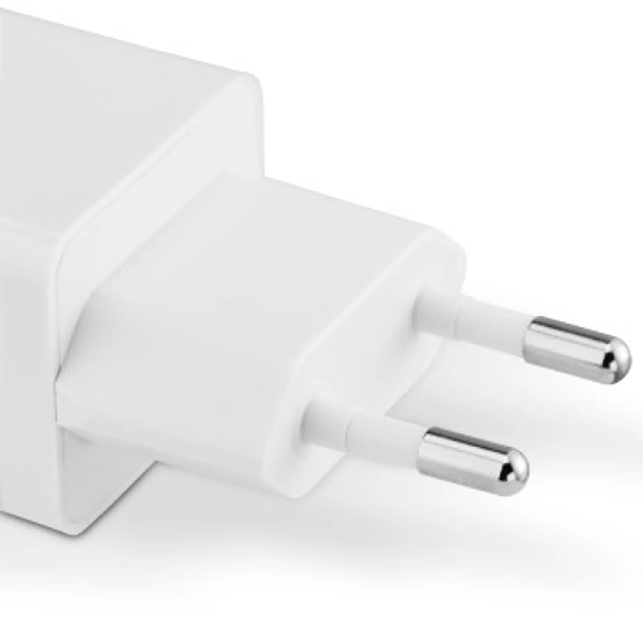 Hama Chargeur rapide, 1 USB-C, 1 USB-A, mini-chargeur, PD, 20 W, blanc image