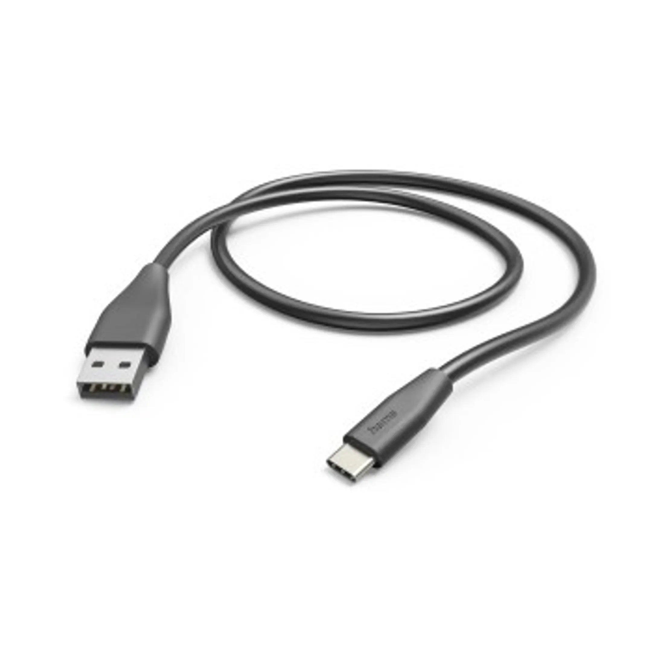 Oplaadkabel, USB-A - USB-C, 1,5 m, zwart