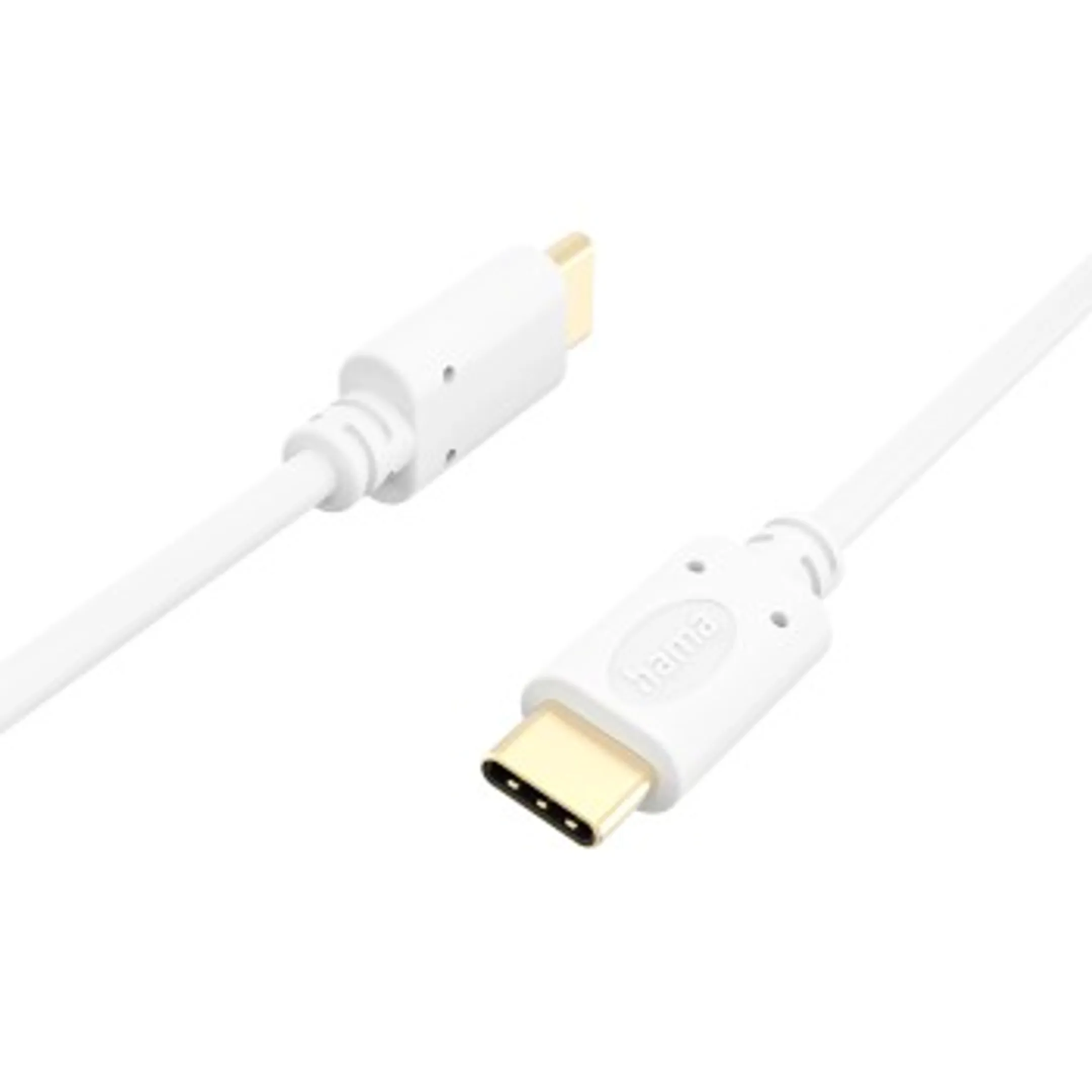 Hama Oplaadkabel, USB-C - USB-C, 1,5 m, wit image
