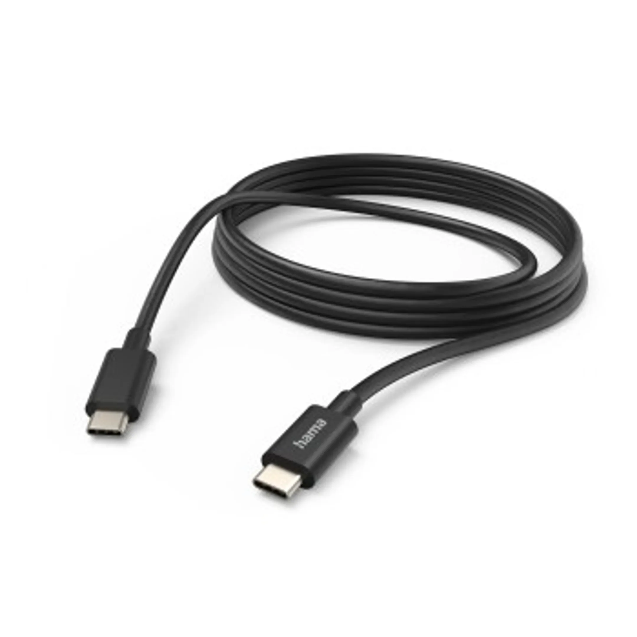 Oplaadkabel, USB-C - USB-C, 3 m, zwart