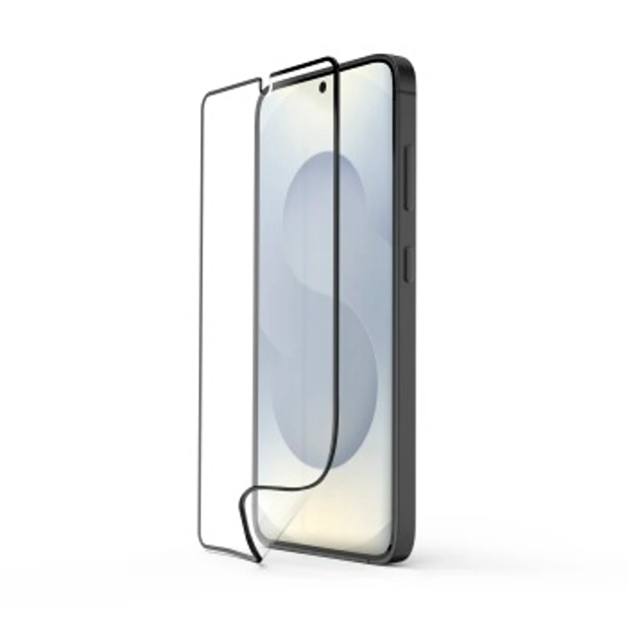 Verre protection port. "Super Hybrid" pr Samsung Galaxy S25, aide pose