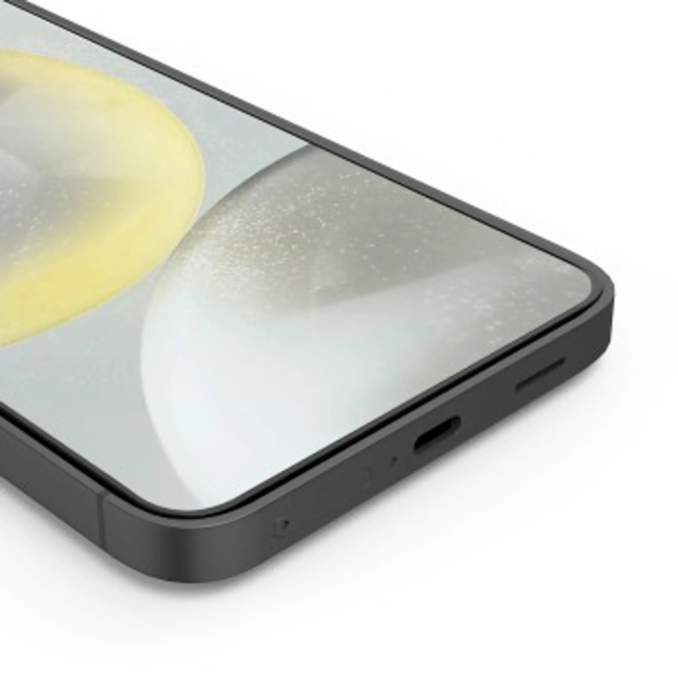 Hama Verre protection port. "Super Hybrid" pr Samsung Galaxy S25, aide pose image