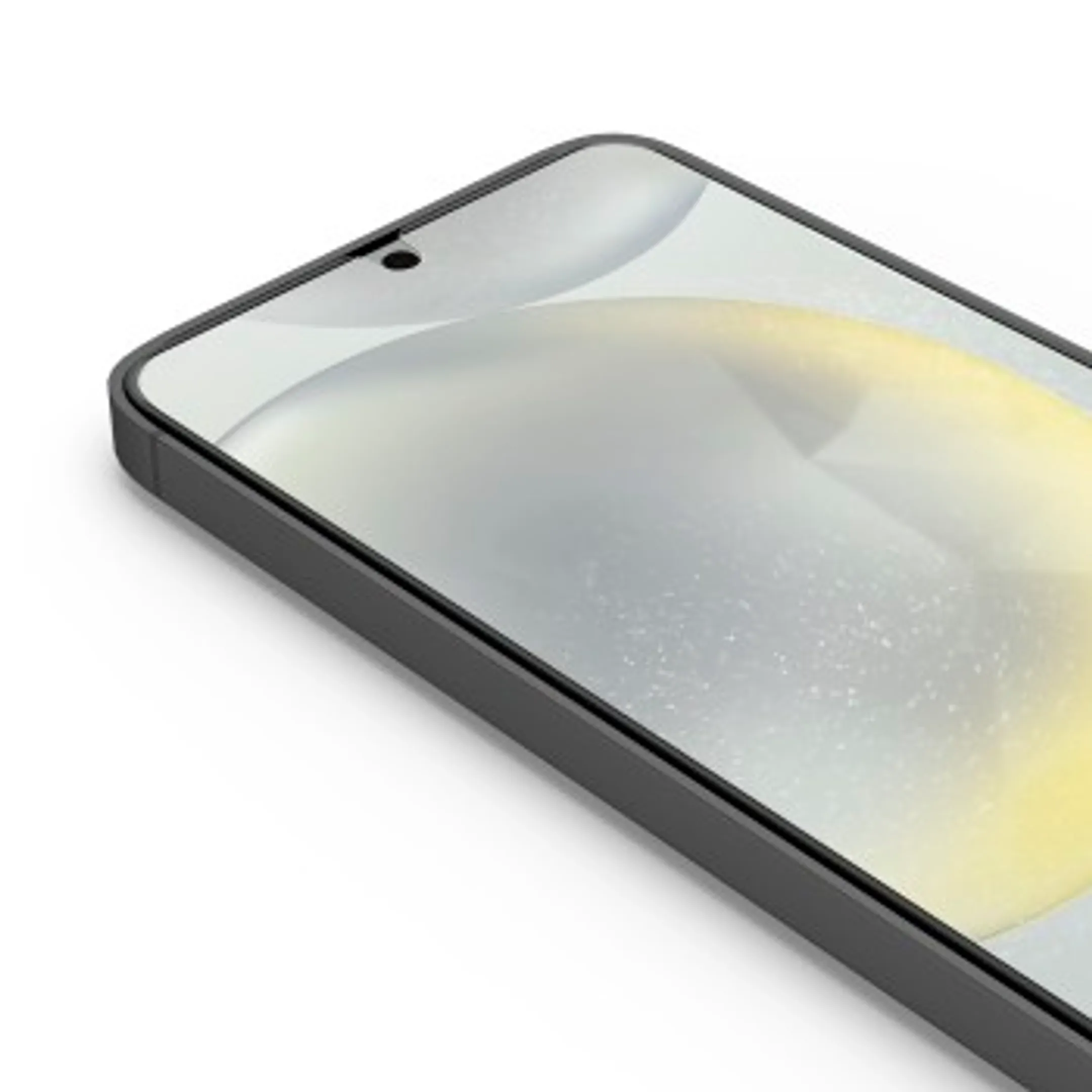 Hama Verre protection port. "Super Hybrid" pr Samsung Galaxy S25, aide pose image
