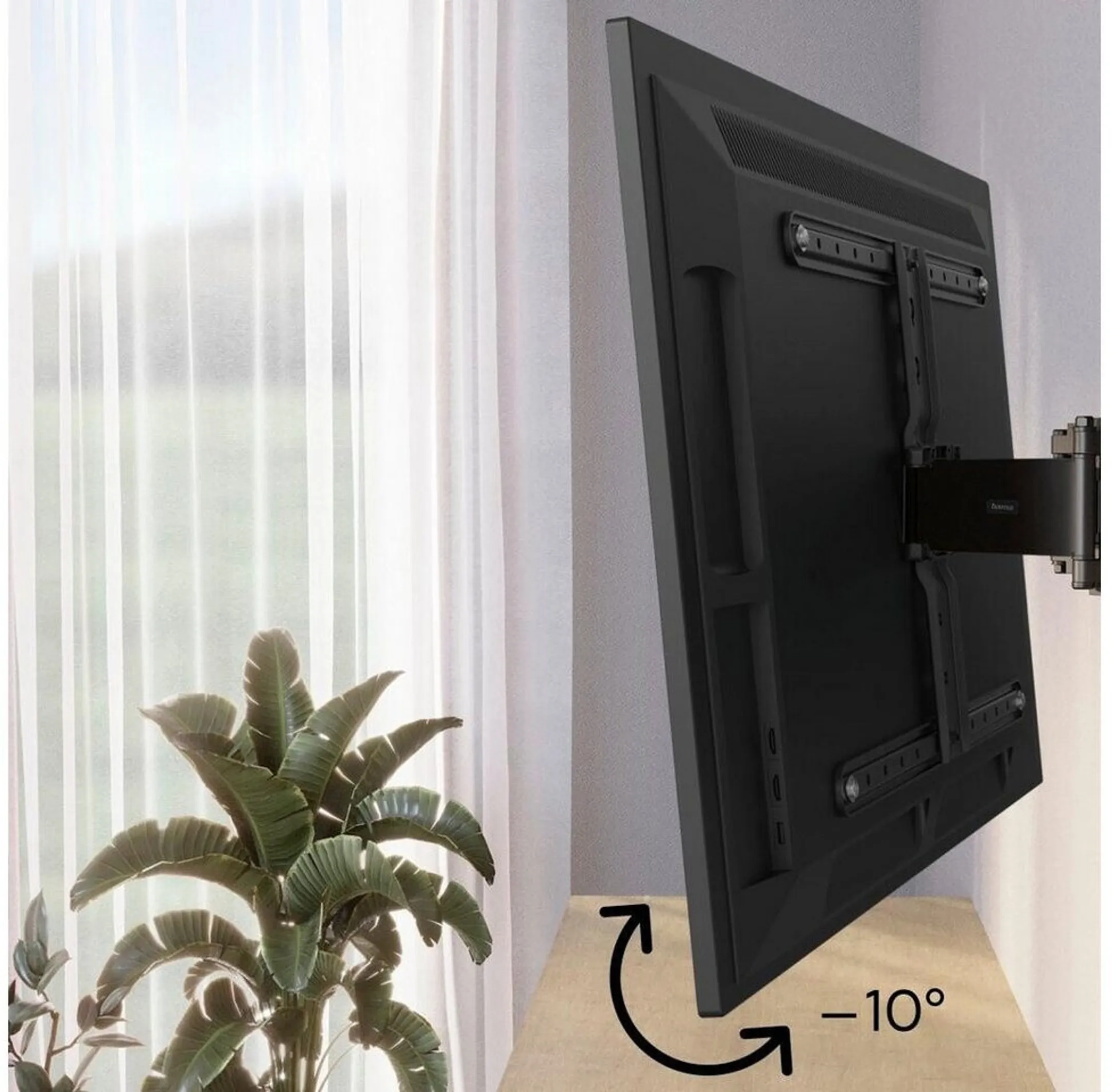 Hama Tv-muurbeugel ultraslim 37" - 90" image