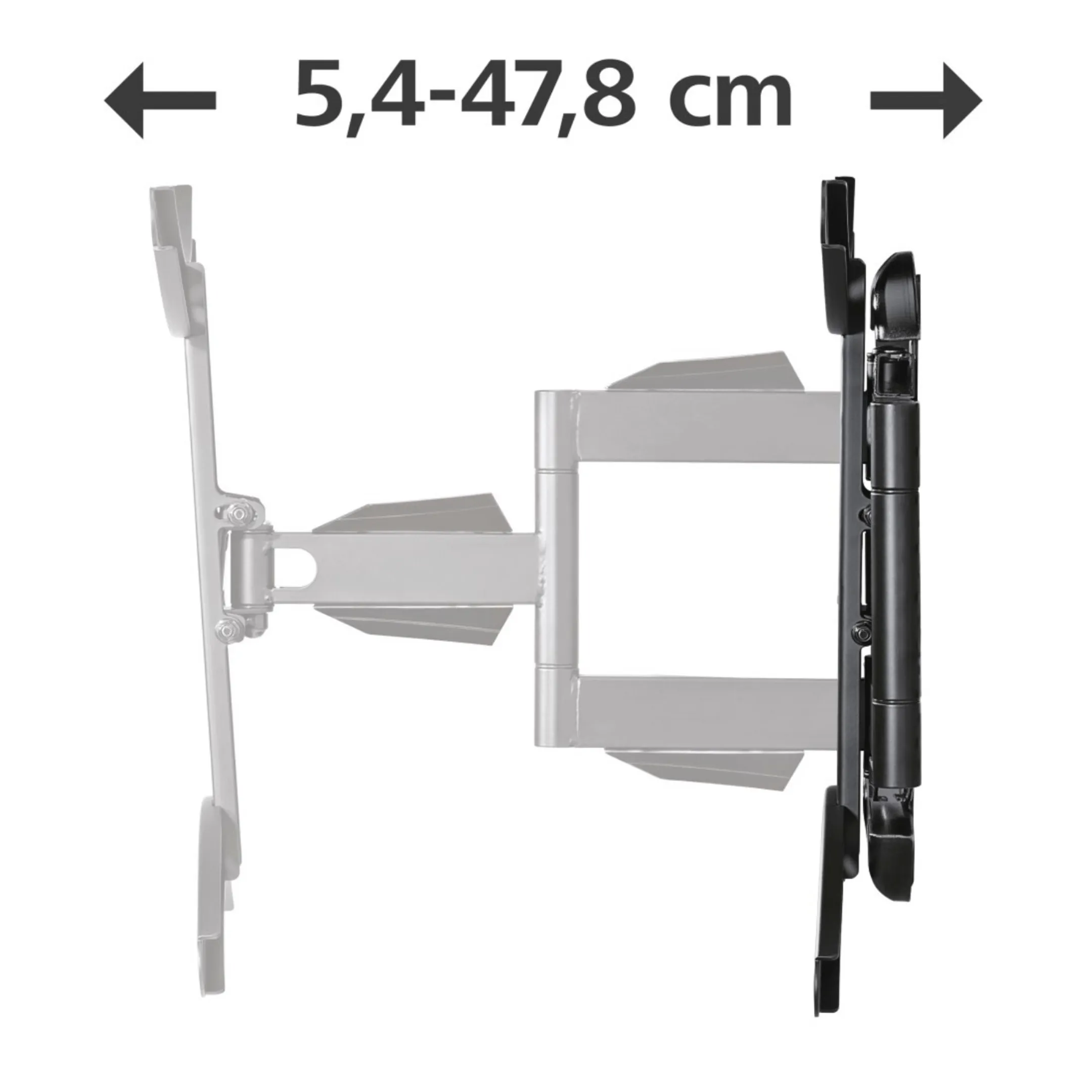 Hama Tv-muurbeugel draaibaar en kantelbaar 37" - 75" image