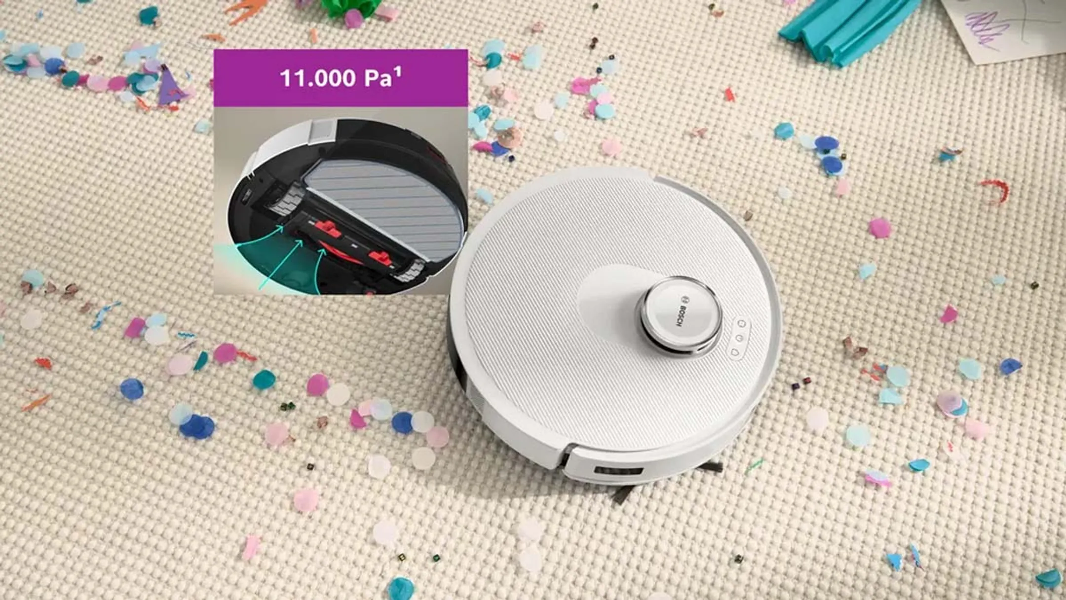 Bosch Robotstofzuiger 2in1 Spotless Advanced + BCRD2W image