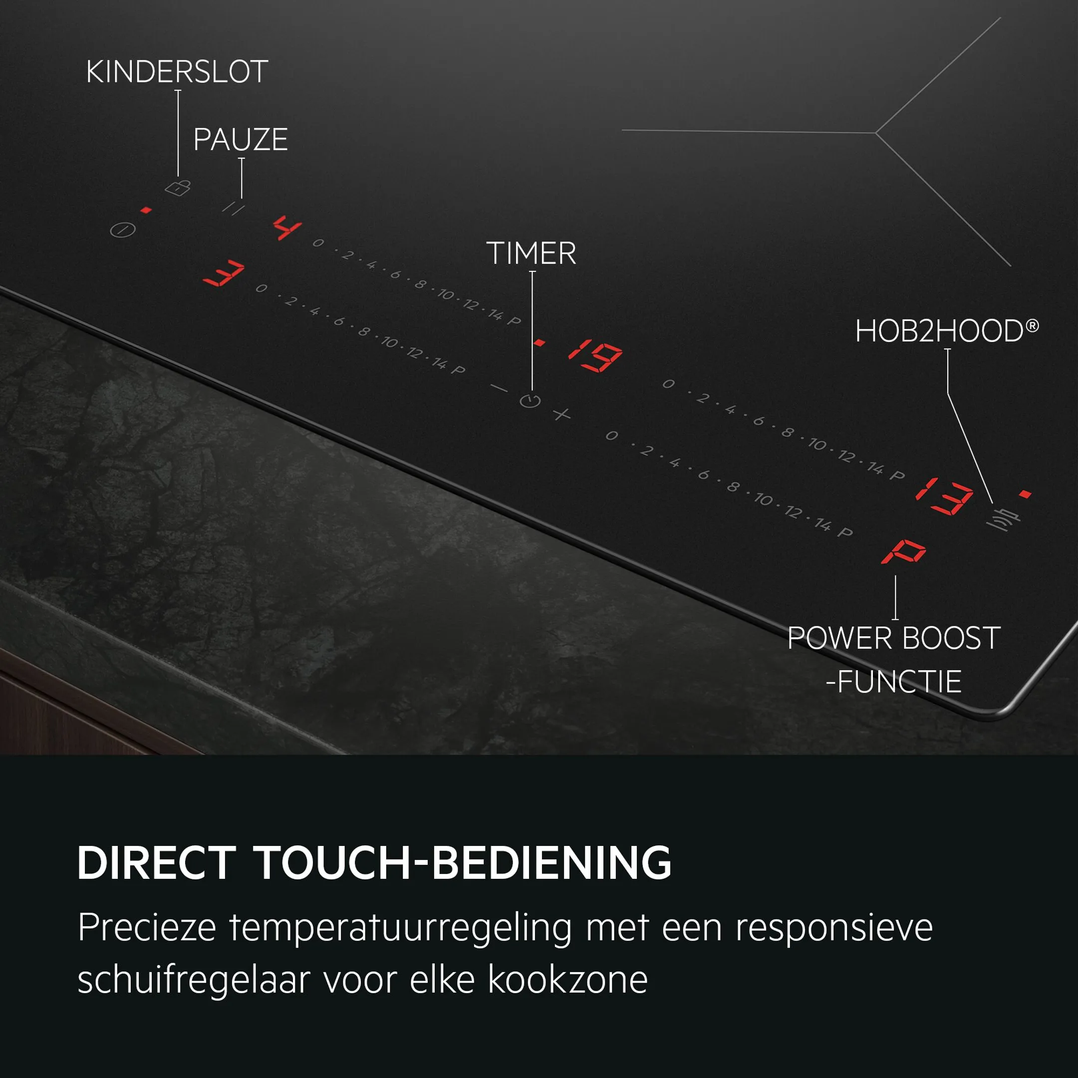 AEG Inductiekookplaat TO64IB00IT SaphirMatt® SE 60 cm image