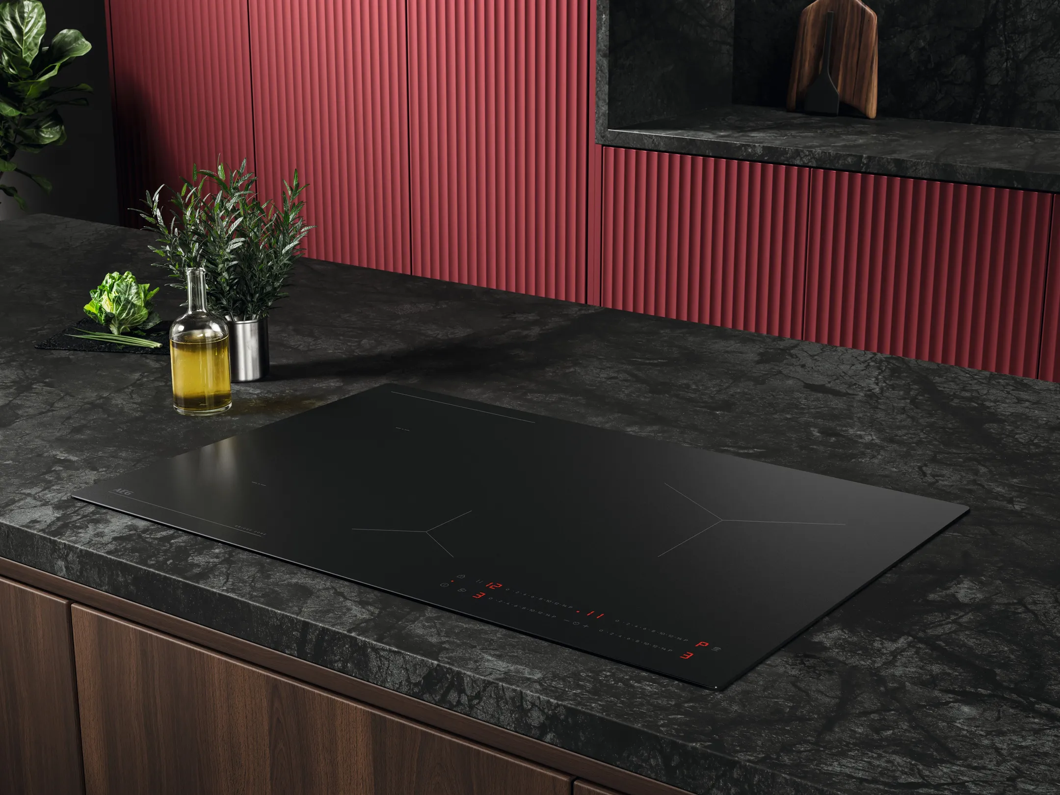 AEG Inductiekookplaat TO84IB00IT SaphirMatt® SE 80 cm image