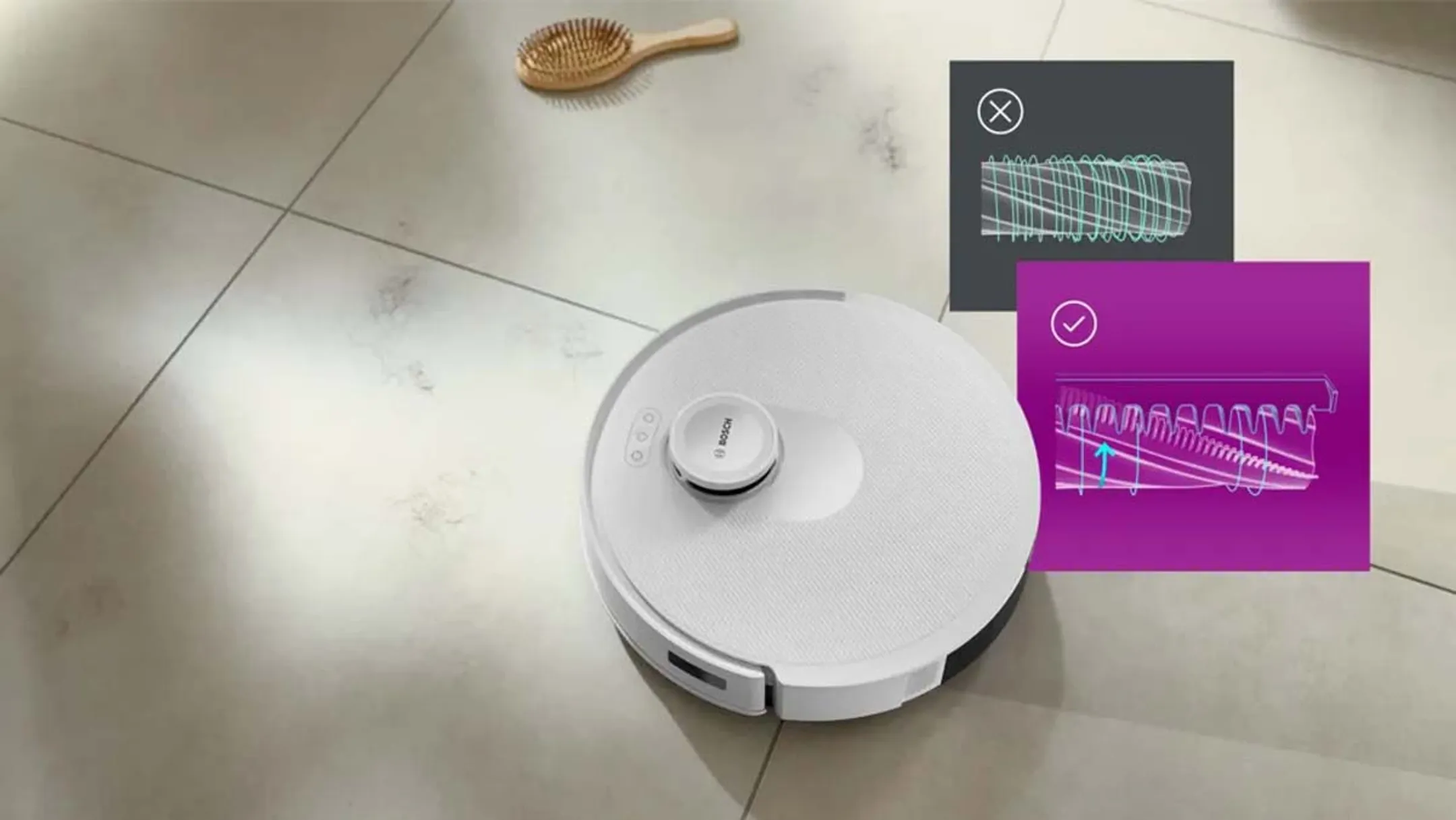 Bosch Aspirateur robot 2en1 Spotless + BCRD1W image