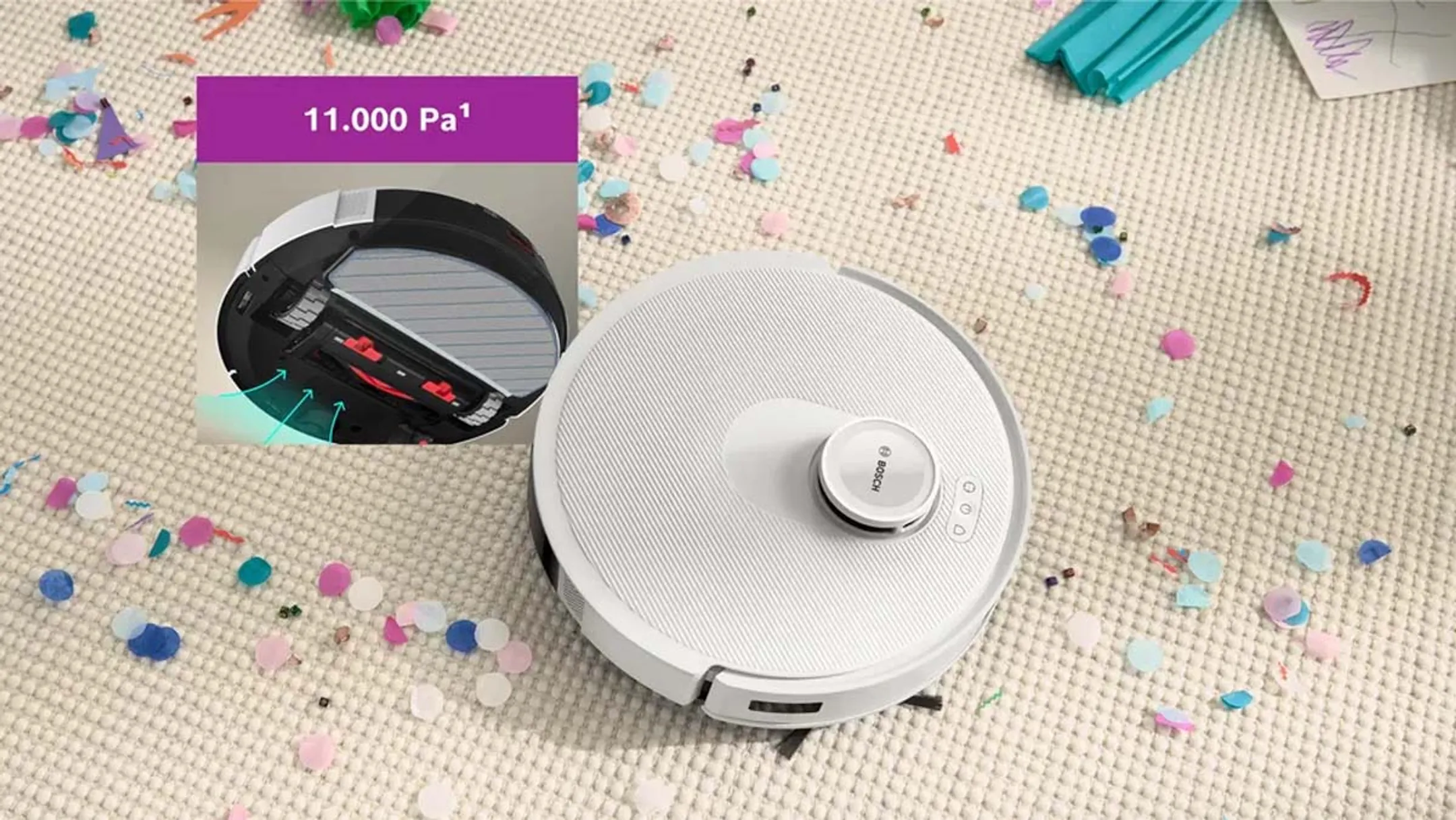 Bosch Aspirateur robot 2en1 Spotless + BCRD1W image